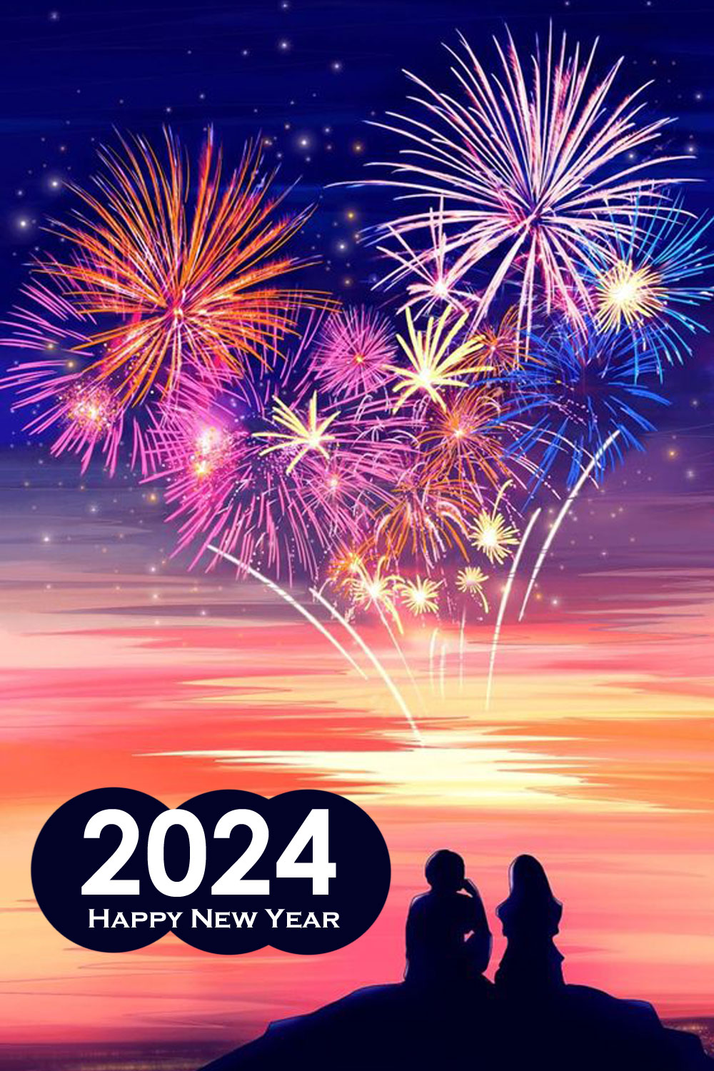Happy New Year Love Image 2024 Birthday Wishes, Memes, SMS & Greeting eCard Image