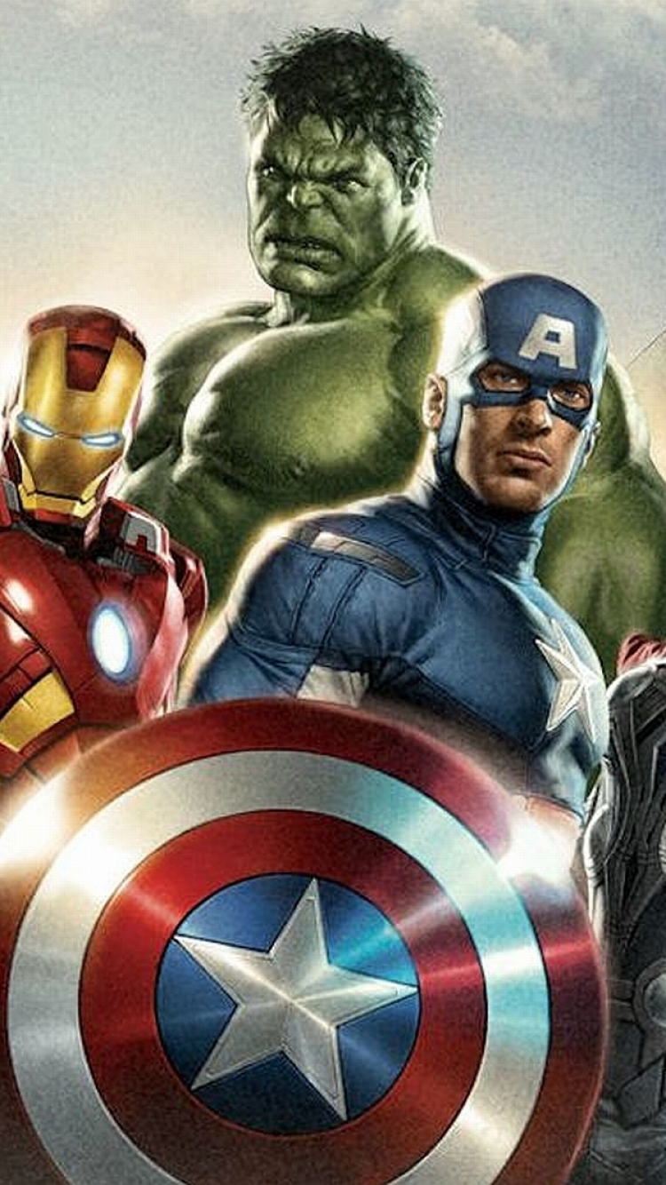Mobile wallpaper: Hulk, Iron Man, Captain America, Avengers, Comics, The Avengers, 1089723 download the picture for free