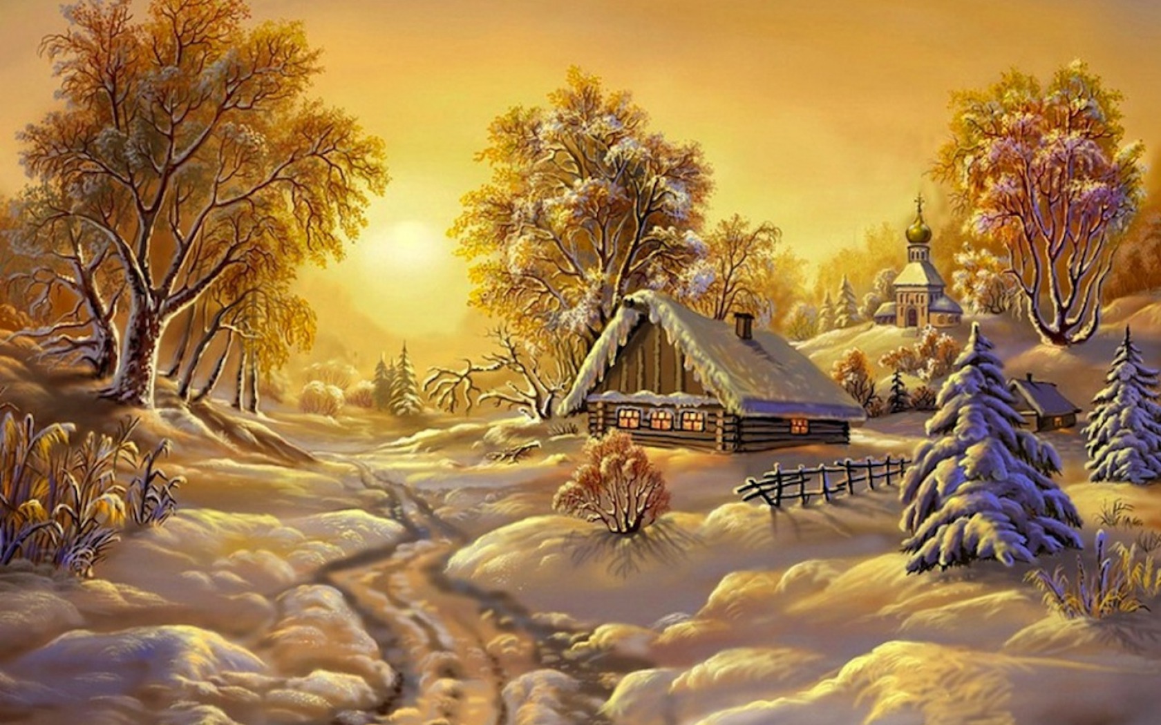 Winter Painting