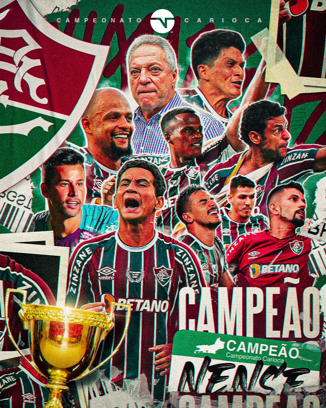 Poster Do Fluminense - Campeão Mundial 1952