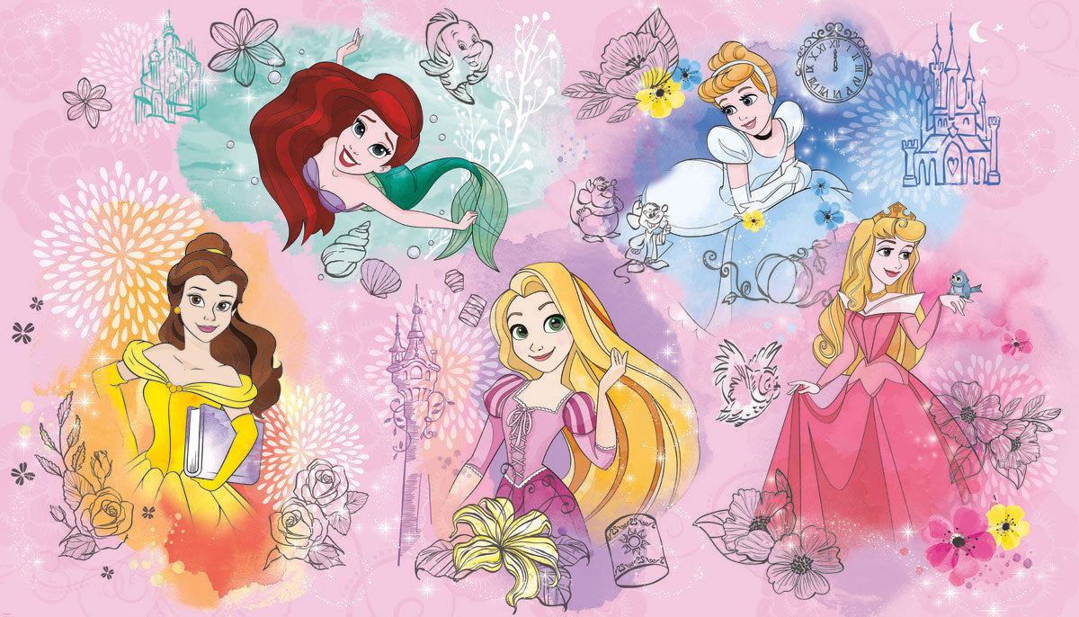 Disney Princess Peel & Stick Wall Mural