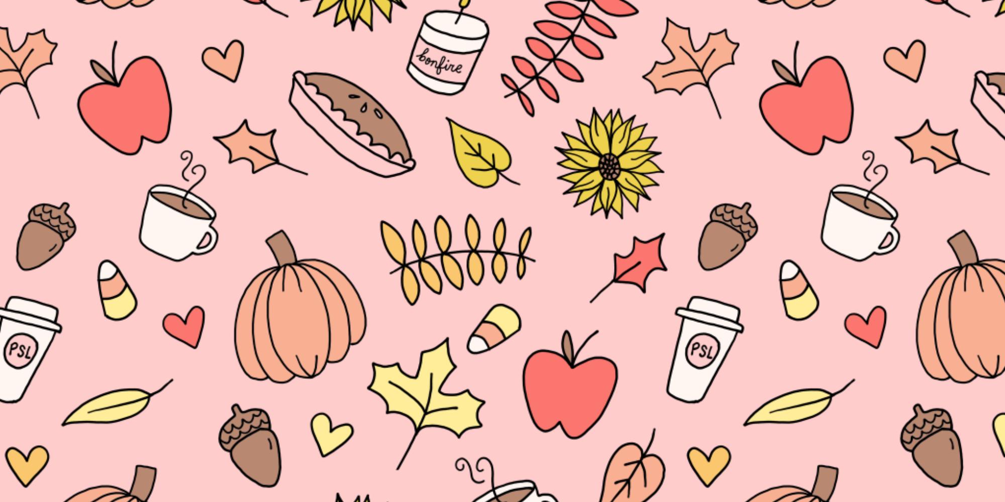 Kate Gabrielle over to my patreon to get free desktop and phone wallpaper featuring this cute autumnal pattern!