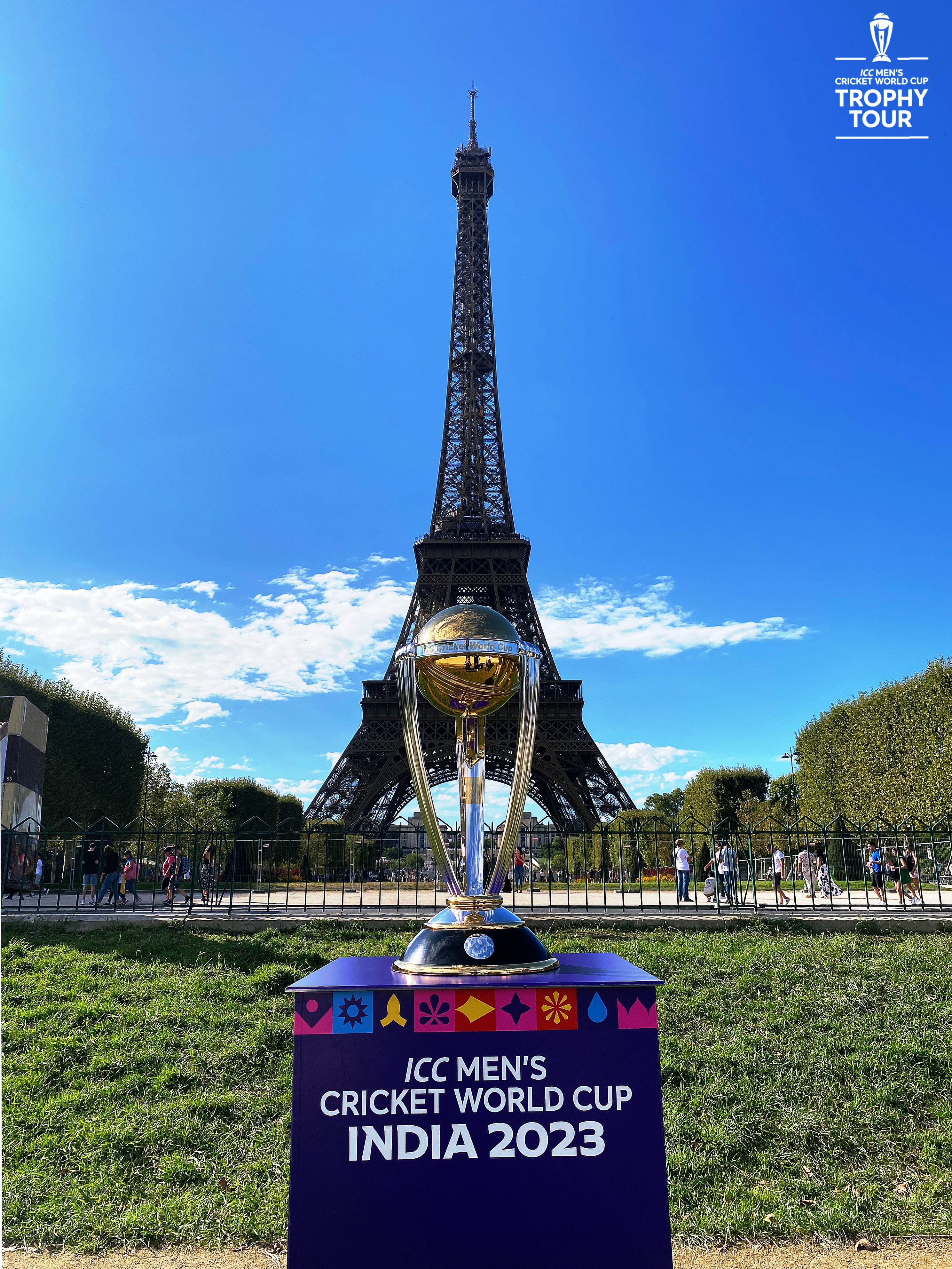 In Pics: ICC Cricket World Cup Trophy Tour Featuring India, France, Italy