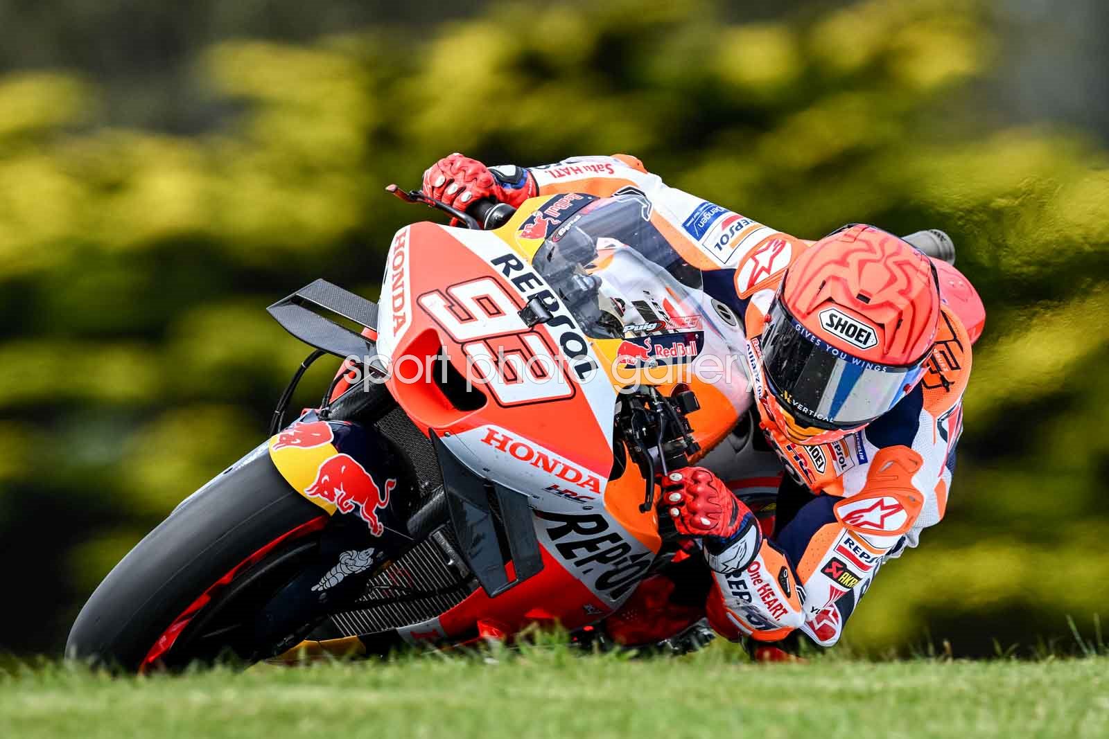 Marc Marquez Spain rides his Repsol Honda Team Australian MotoGP 2023 Image. Motor Bikes Posters