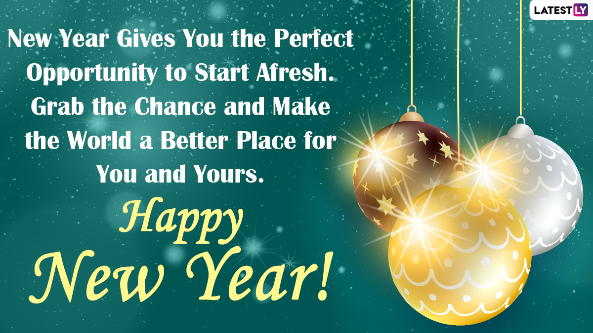 New Year Wishes 2021 in Advance: Share Image, Greetings, WhatsApp Messages and HD Wallpaper Before Celebrating New Year 2021!