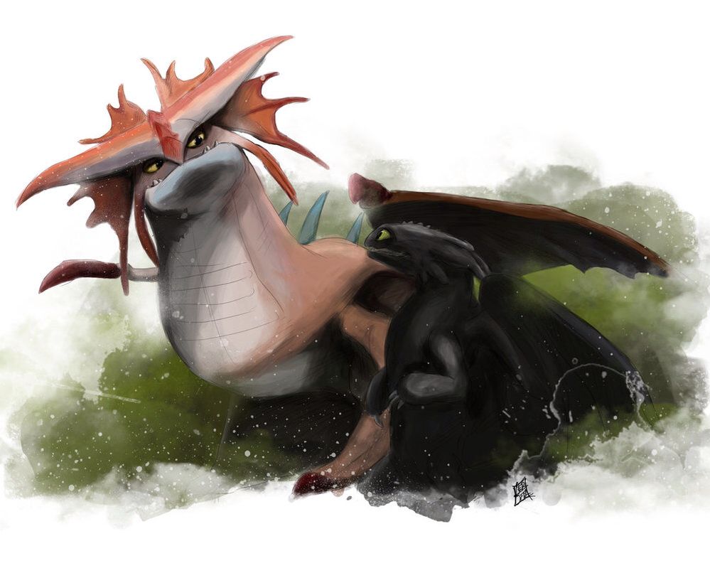 Cloud jumper and Toothless. How to train your dragon, How to train dragon, How train your dragon