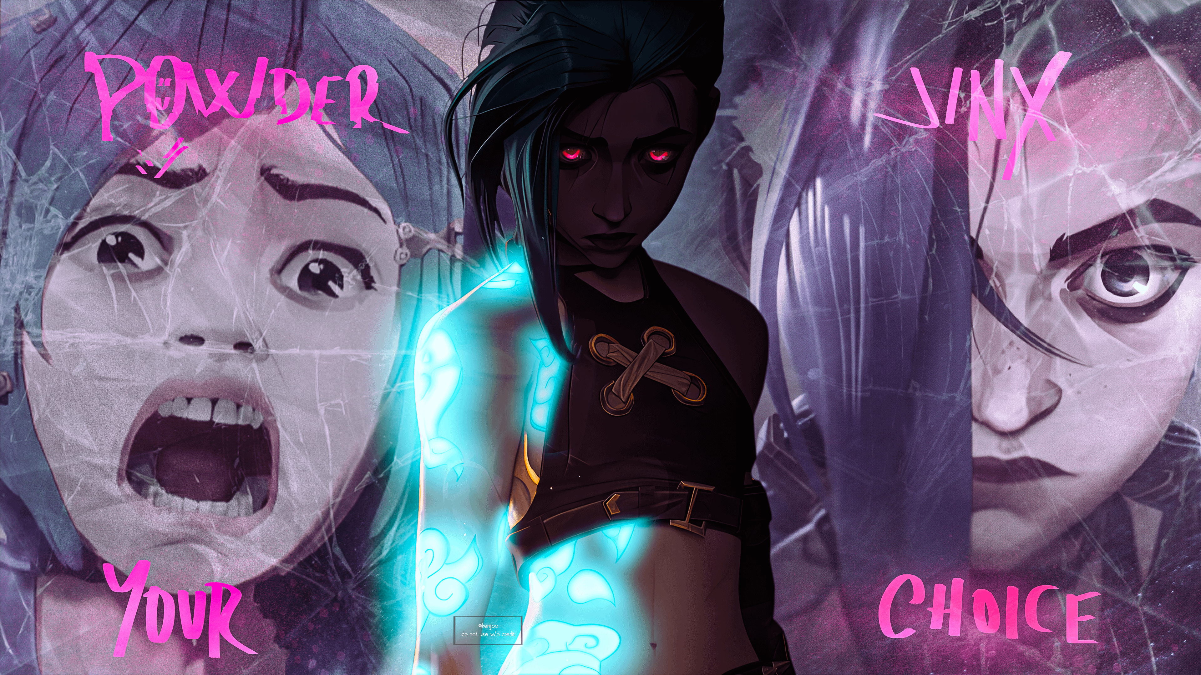 no spoilers Jinx Wallpaper 4K (OC)'s your choice, really