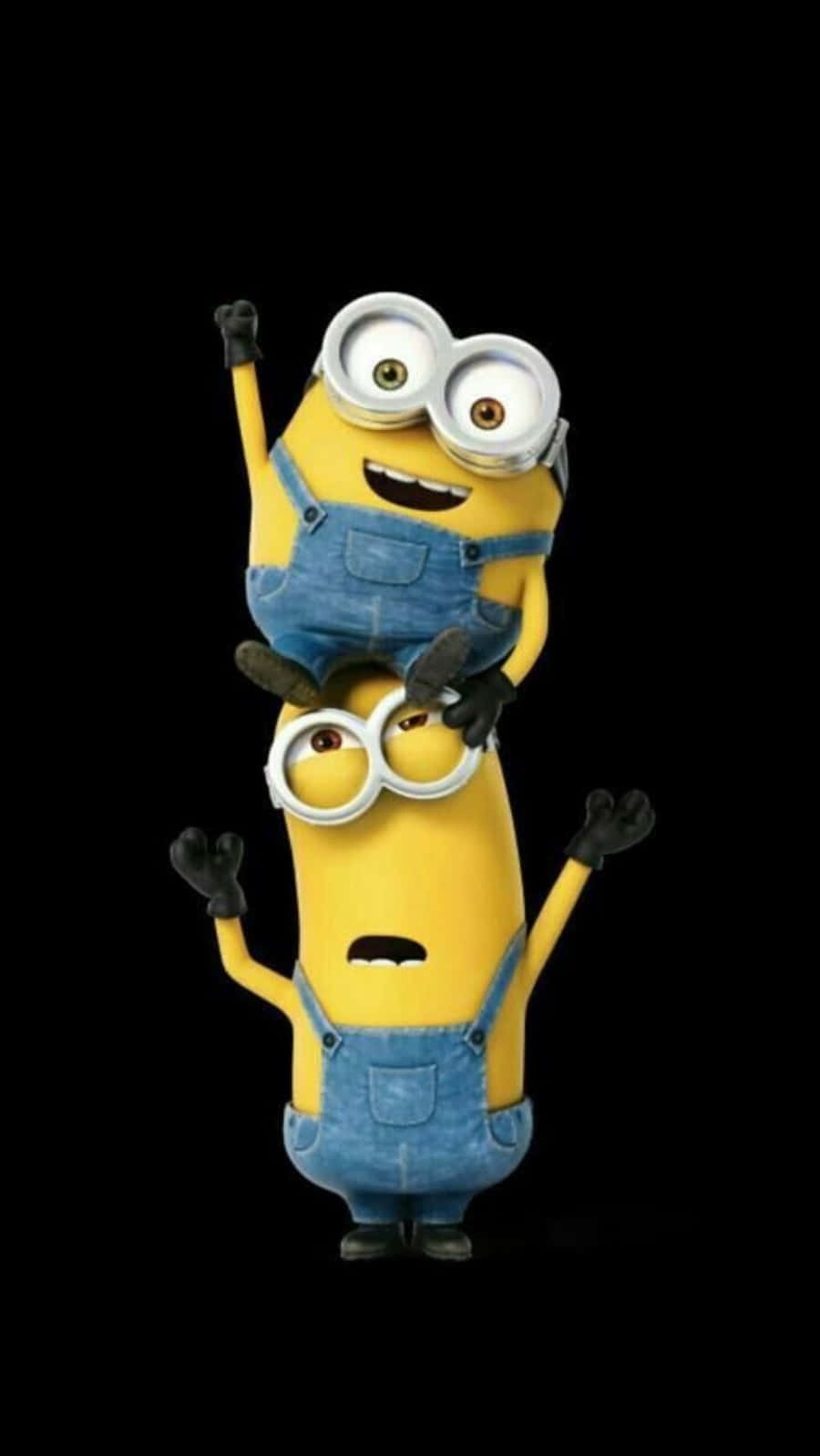 Download Bob On Kevin Despicable Me Minion iPhone Wallpaper