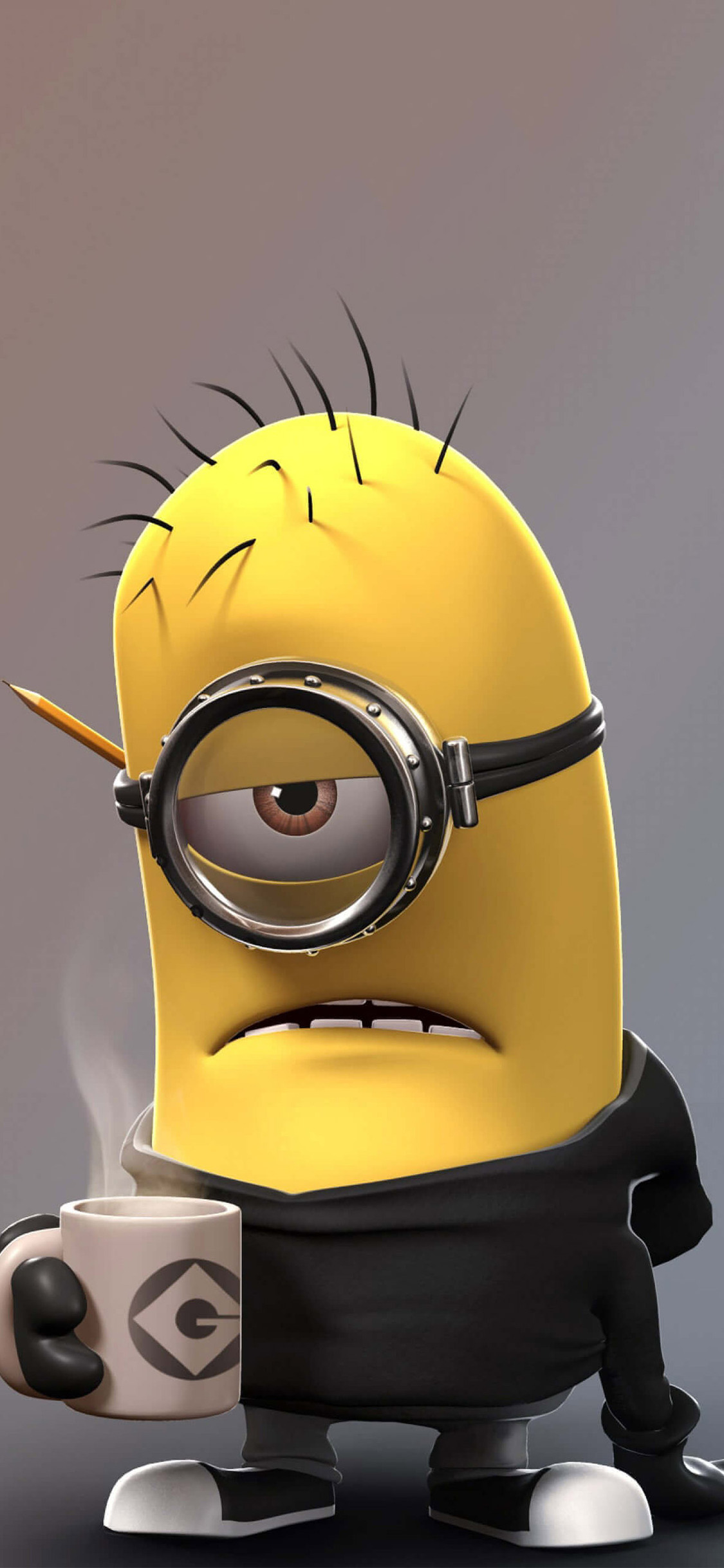 Despicable Me Angry Minion iPhone XS, iPhone 10, iPhone X HD 4k Wallpaper, Image, Background, Photo and Picture