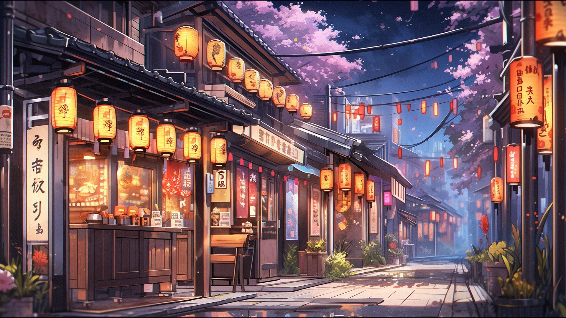 4K Japan Anime Fantasy Background Set
