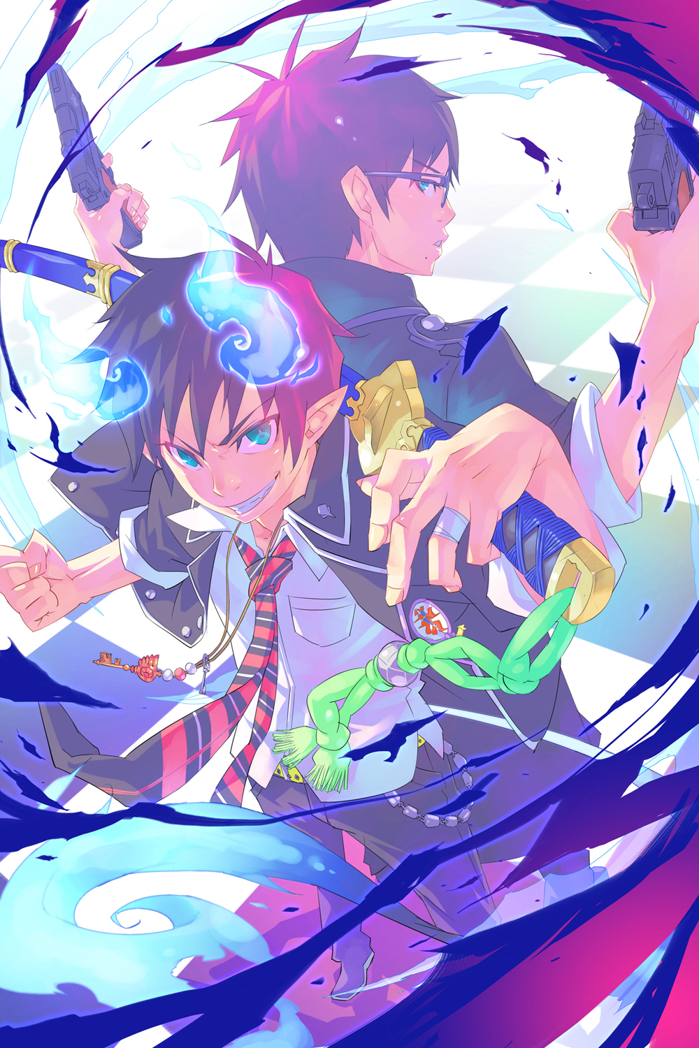 Ao no Exorcist (Blue Exorcist) Mobile Wallpaper by MONQ Anime Image Board