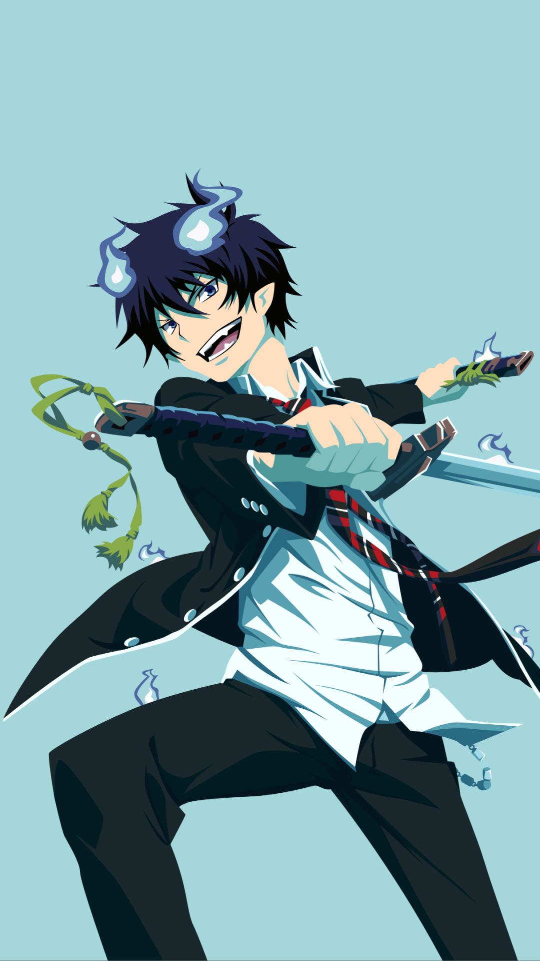 Mobile wallpaper: Anime, Blue Exorcist, Rin Okumura, 1266166 download the picture for free