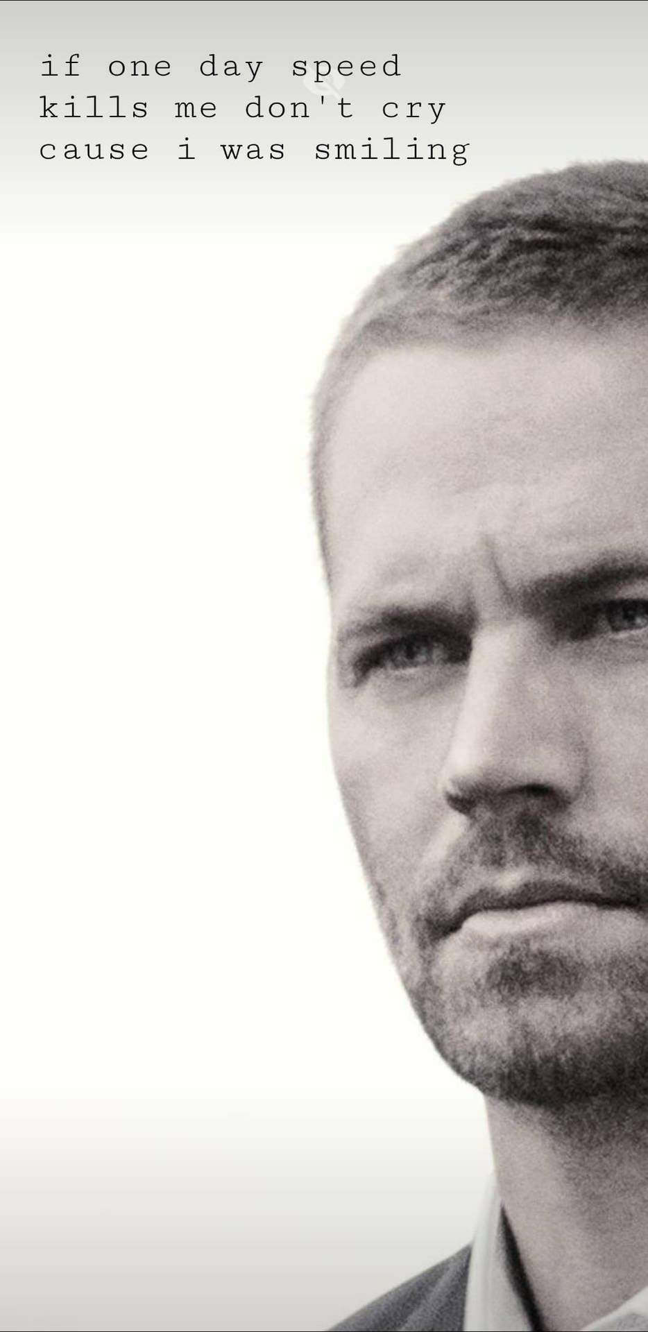 Download Paul Walker Quotation Background Wallpaper