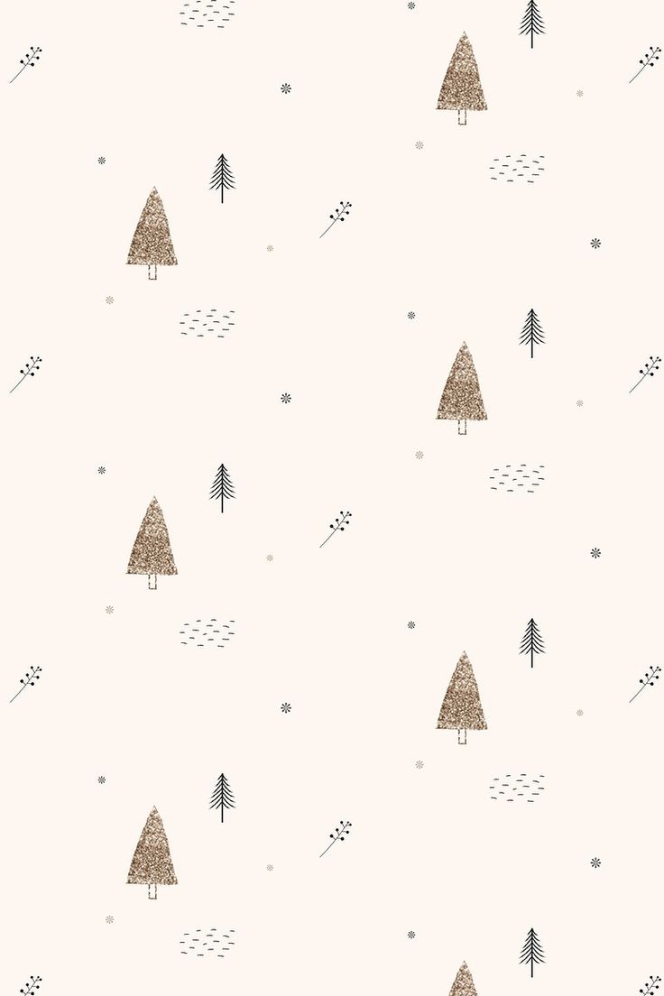 Download premium vector of Christmas elements seamless pattern vector by marinemynt about be. Xmas wallpaper, Wallpaper iphone christmas, Cute christmas wallpaper