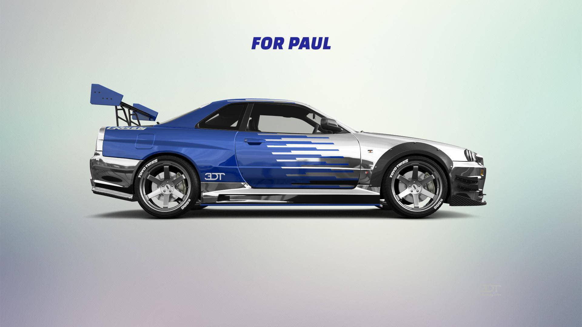 Paul Walker Car Wallpaper