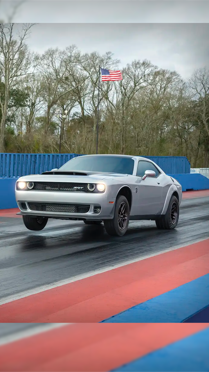 In image: 1,025 hp Dodge Challenger SRT Demon 170, world's most powerful muscle car