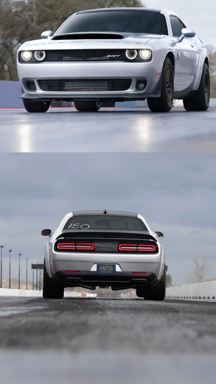 In image: 1,025 hp Dodge Challenger SRT Demon 170, world's most powerful muscle car