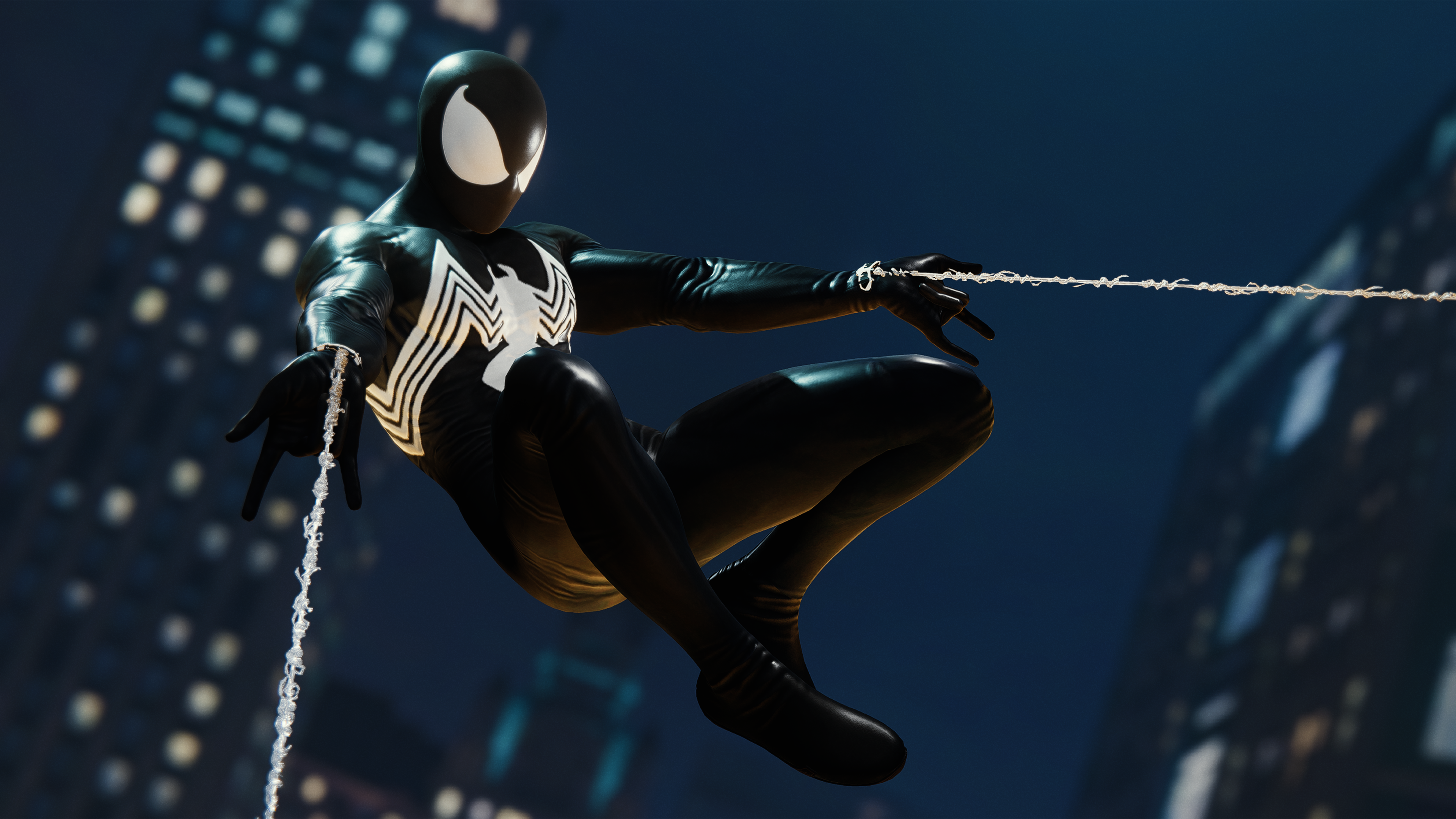Black Suit Spider Man (Spider Man PC) [3840x2160]