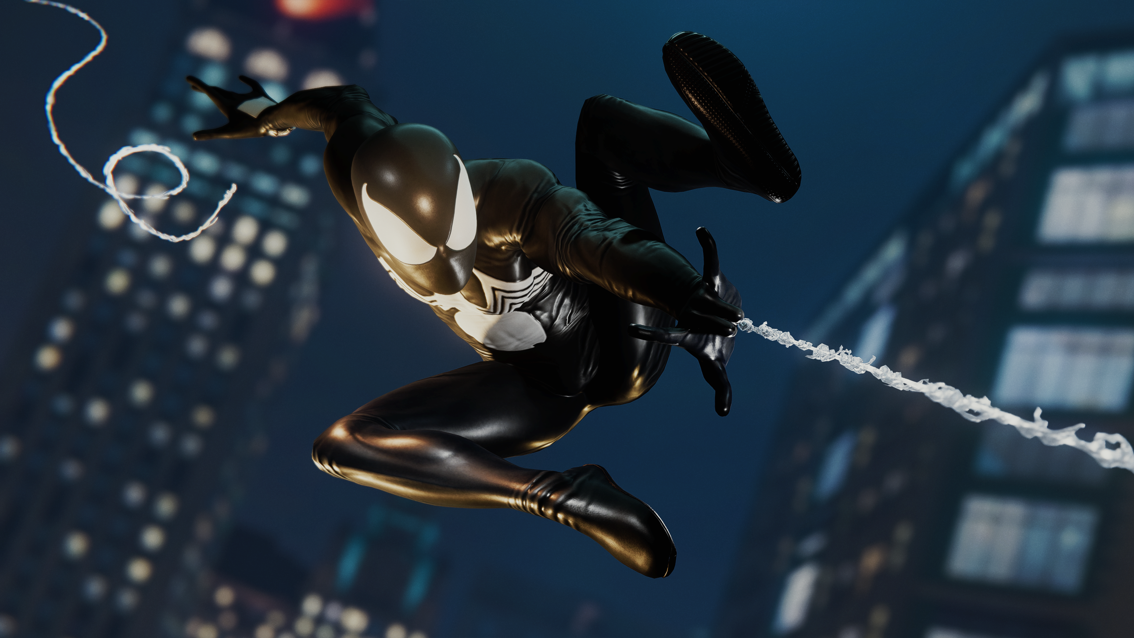 Black Suit Spider Man (Spider Man PC) [3840x2160]