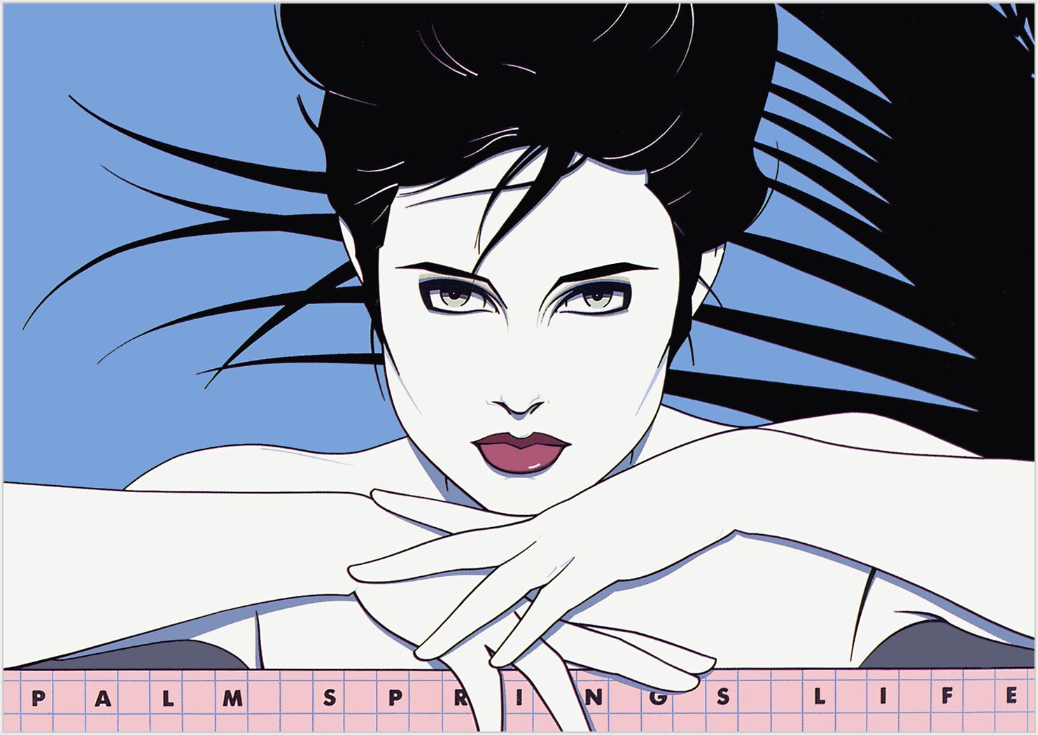 Patrick Nagel Springs Life Serigraph Limited Edition Poster. Patrick Nagel, Nagel Art, Serigraph