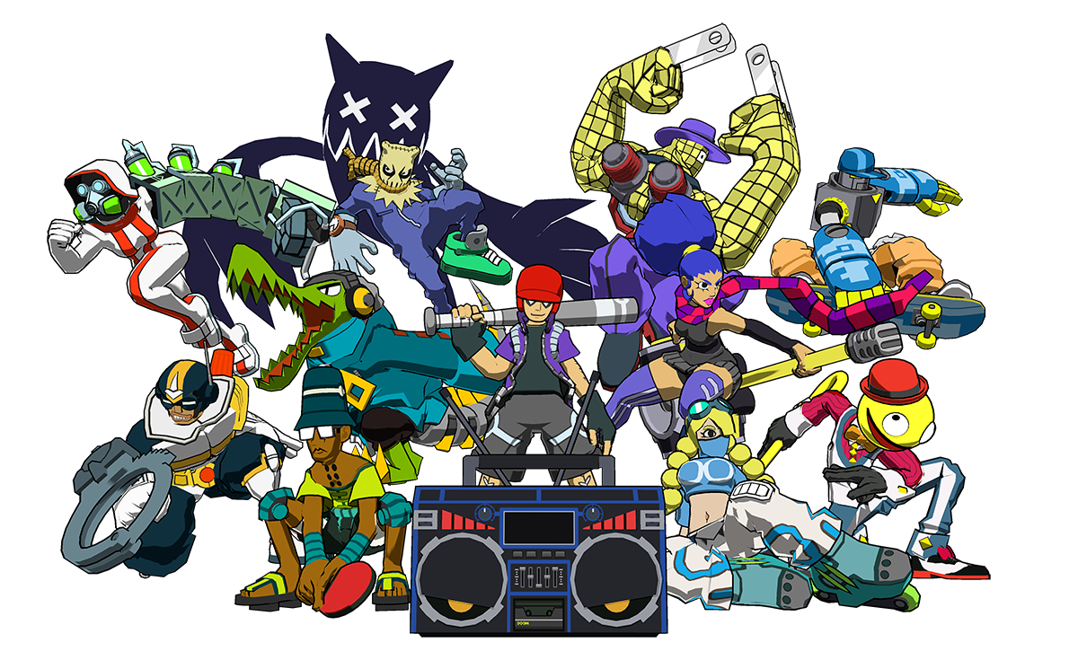 Lethal League Blaze. Team Reptile