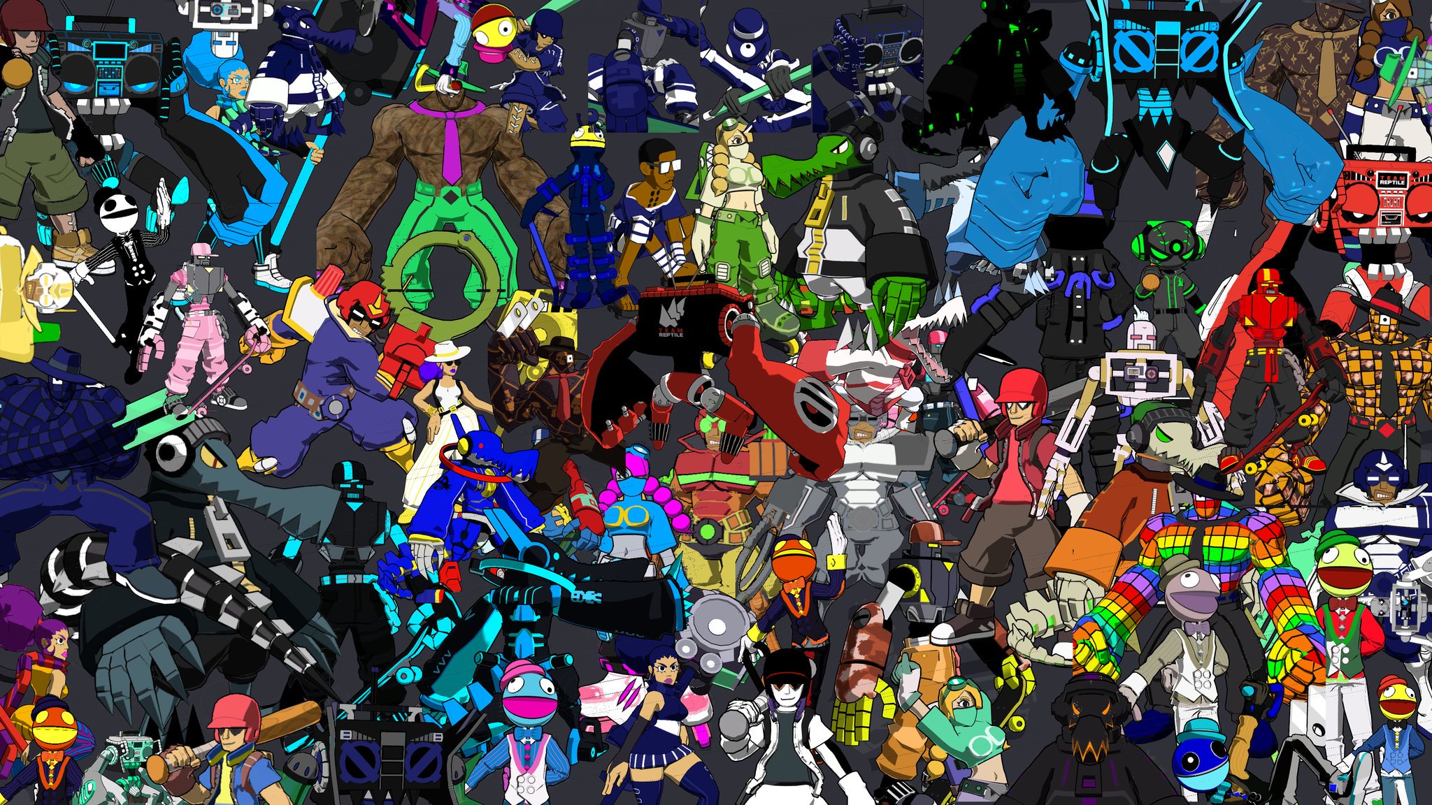 Team Reptile are going pretty wild with Lethal League Blaze already, check these custom texture packs. Impressive!