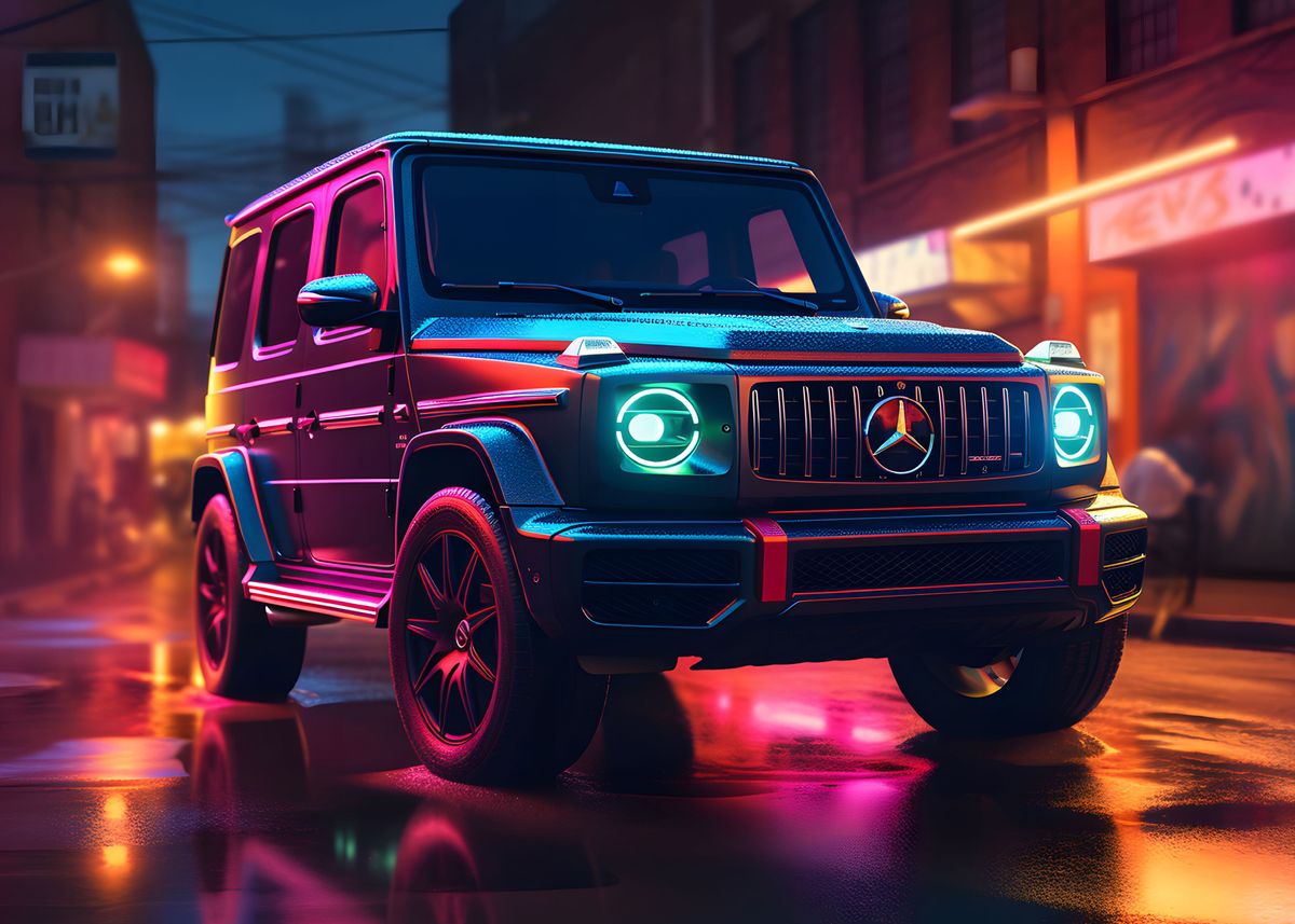 Neon Mercedes Wallpapers - Wallpaper Cave