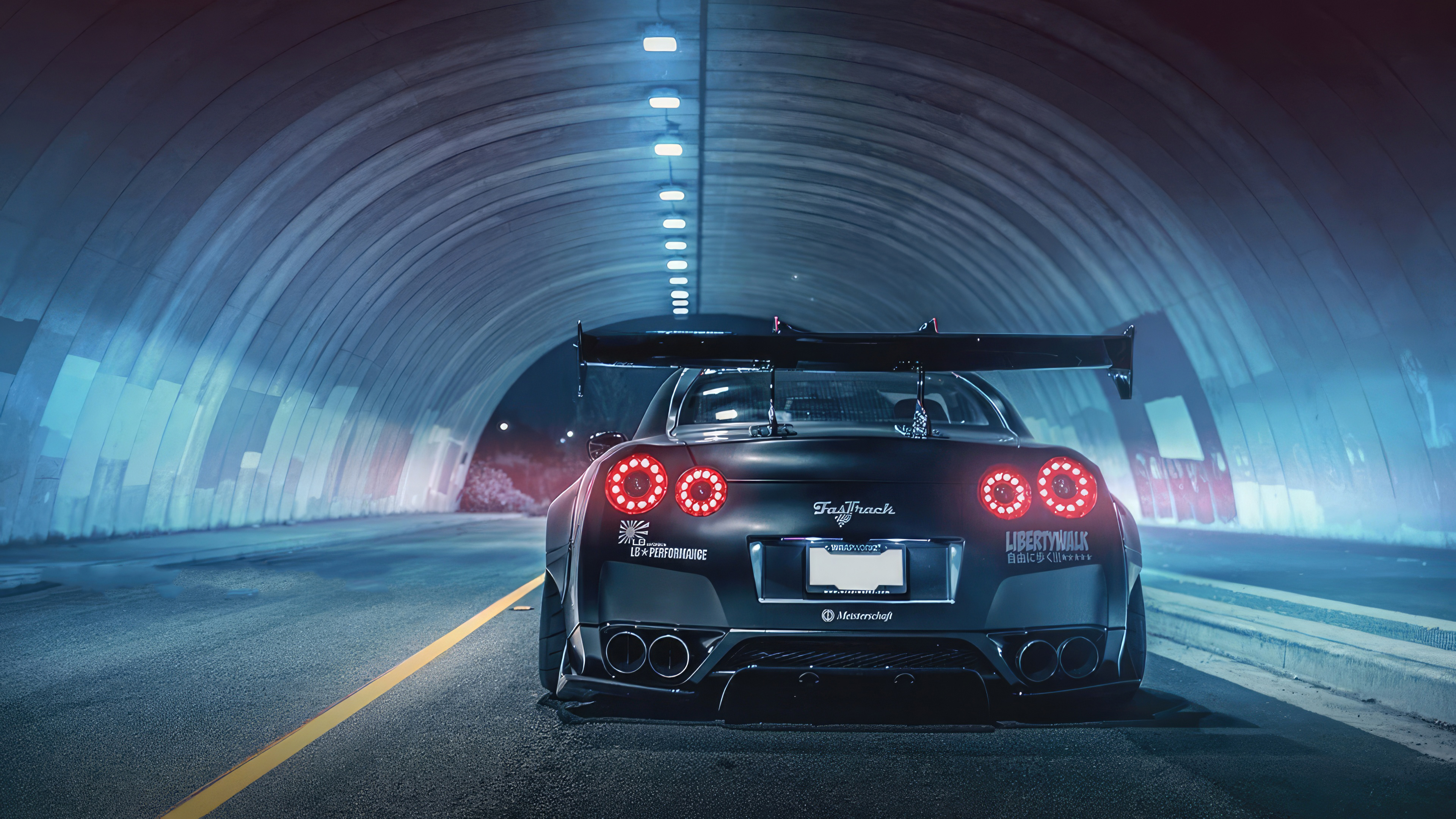 Black Nissan Gtr Rear, HD Cars, 4k Wallpaper, Image, Background, Photo and Picture