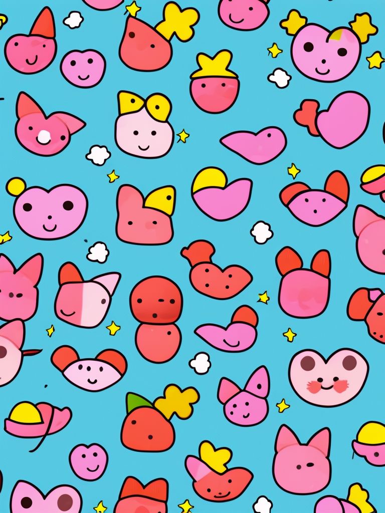 Free Kawaii iPhone Wallpaper Maker