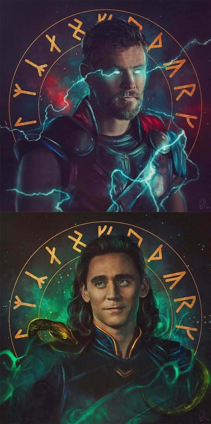 Loki Marvel Art iPhone Wallpaper