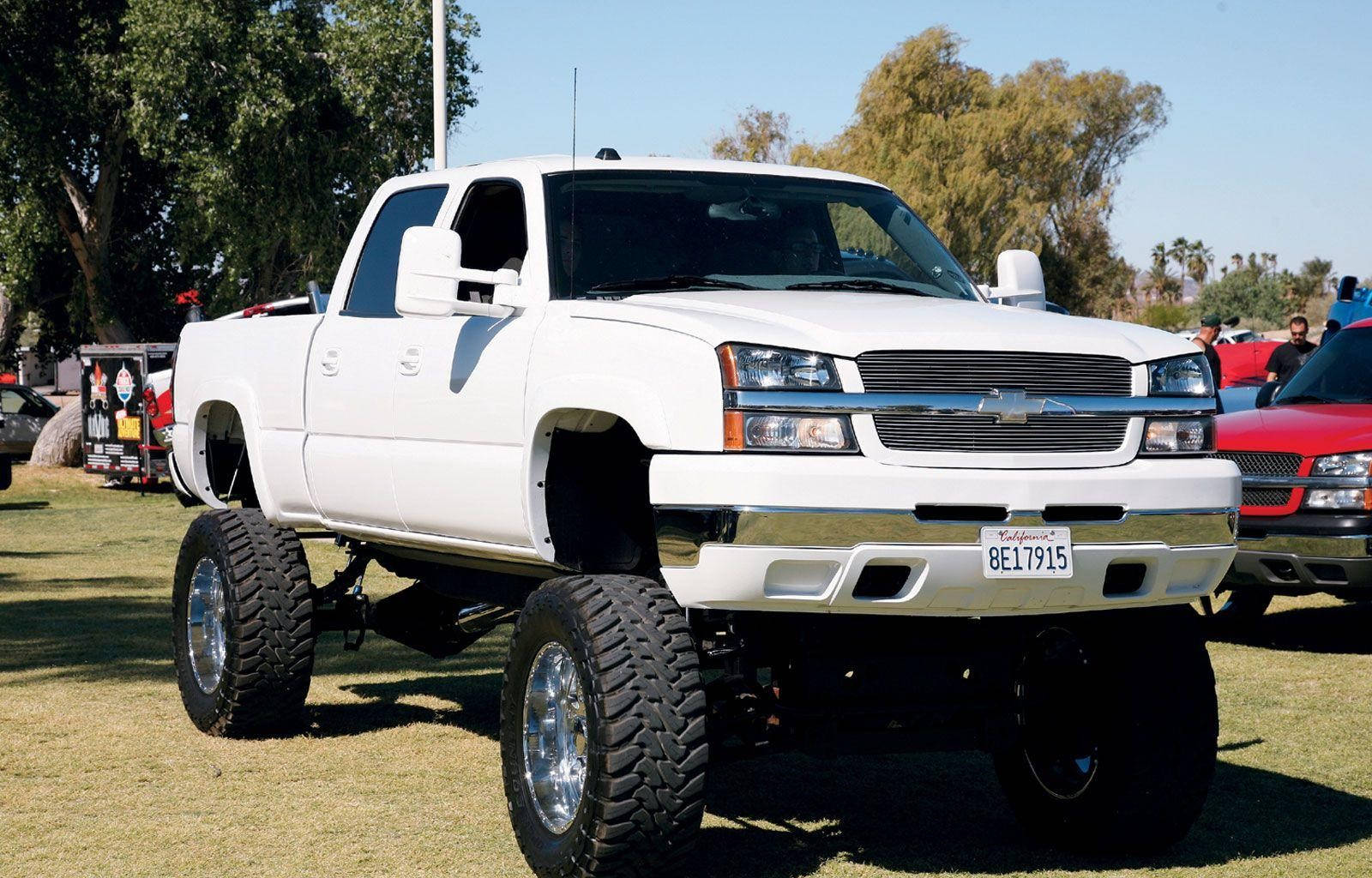 Download Duramax With Big Tires And High Suspension Wallpaper