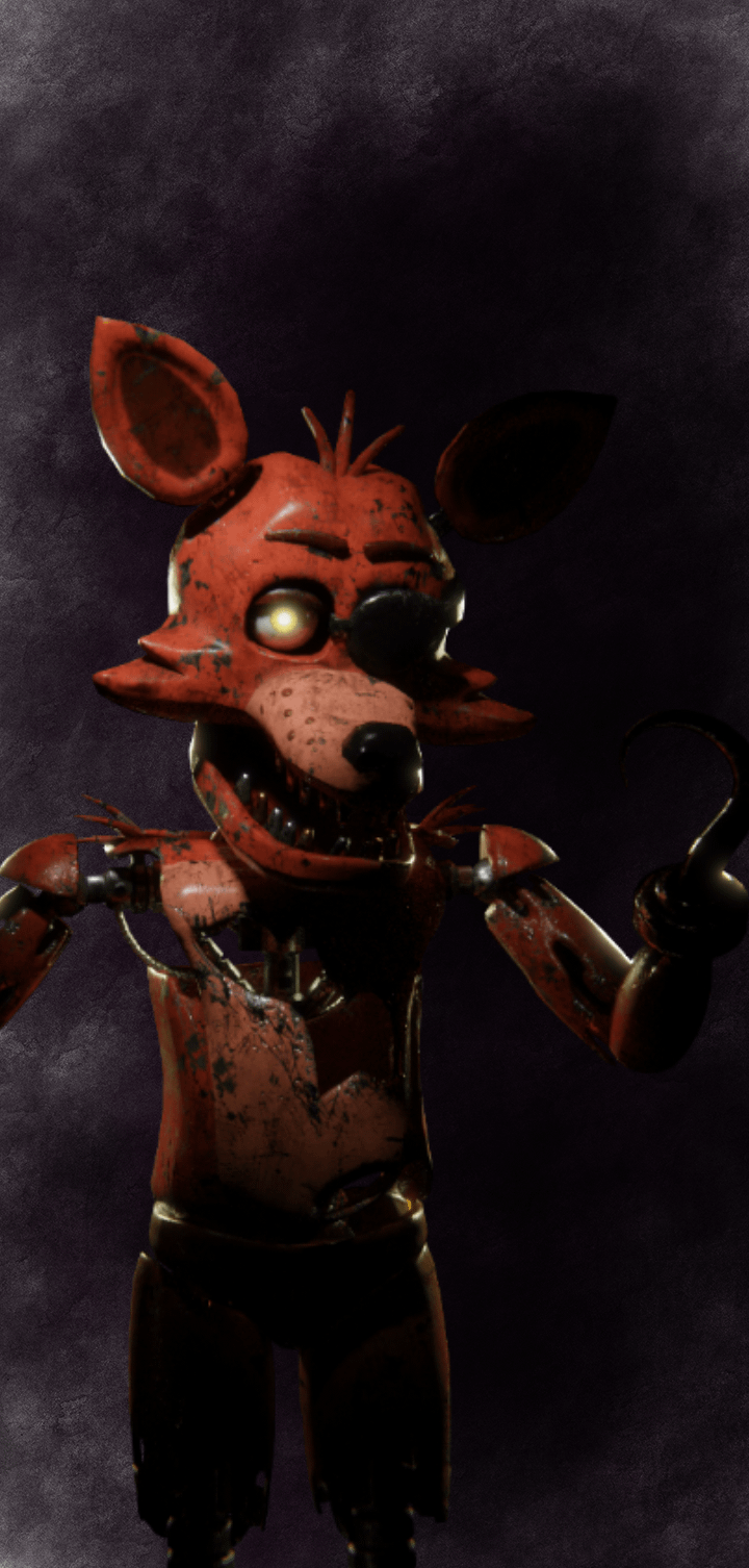 Foxy wallpaper. Model is from fnaf ar