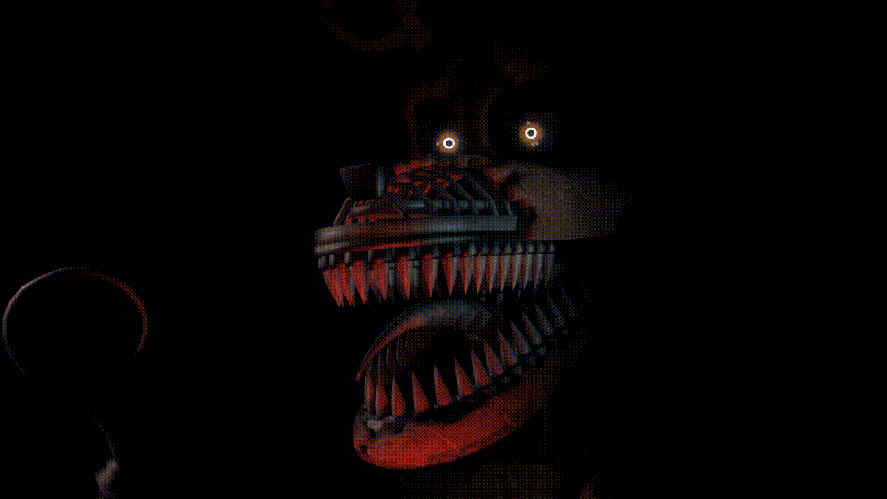 Nightmare Foxy (GIF). Fnaf gif, Foxy wallpaper, Fnaf