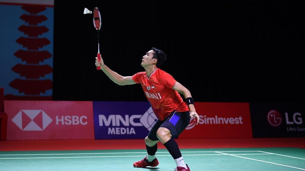 Bend By Zhao Jun Peng, Jonathan Christie Failed To Reach The Quarter Finals Of The Indonesia