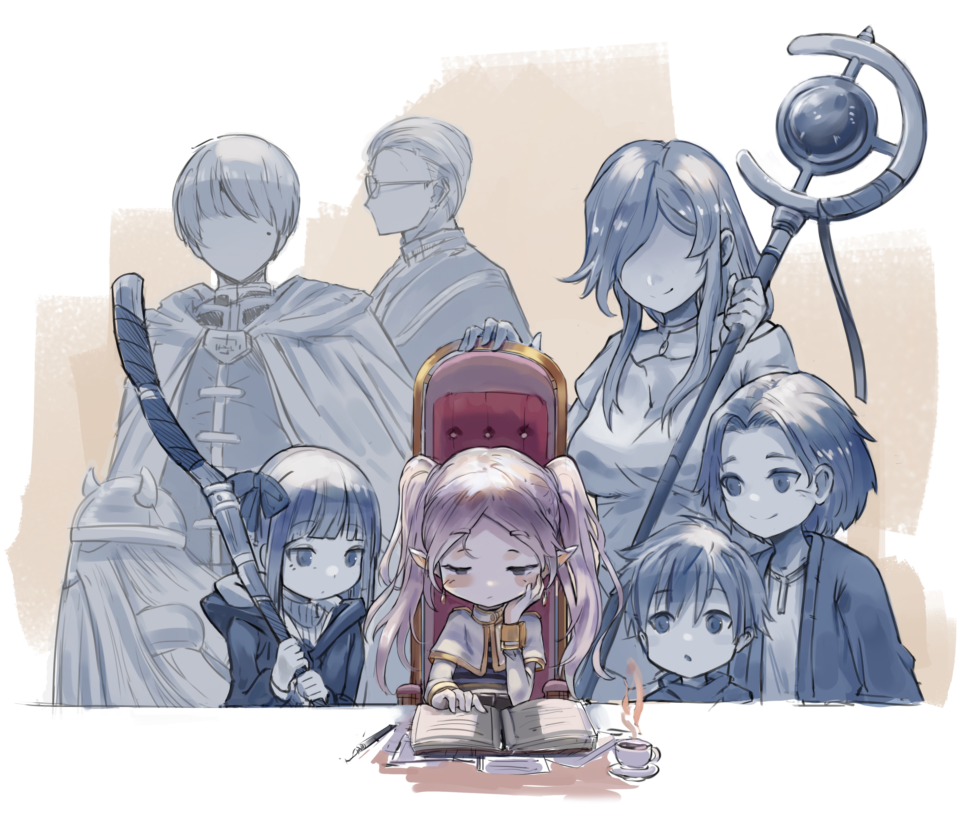 ART Sousou no Frieren fanart I drew