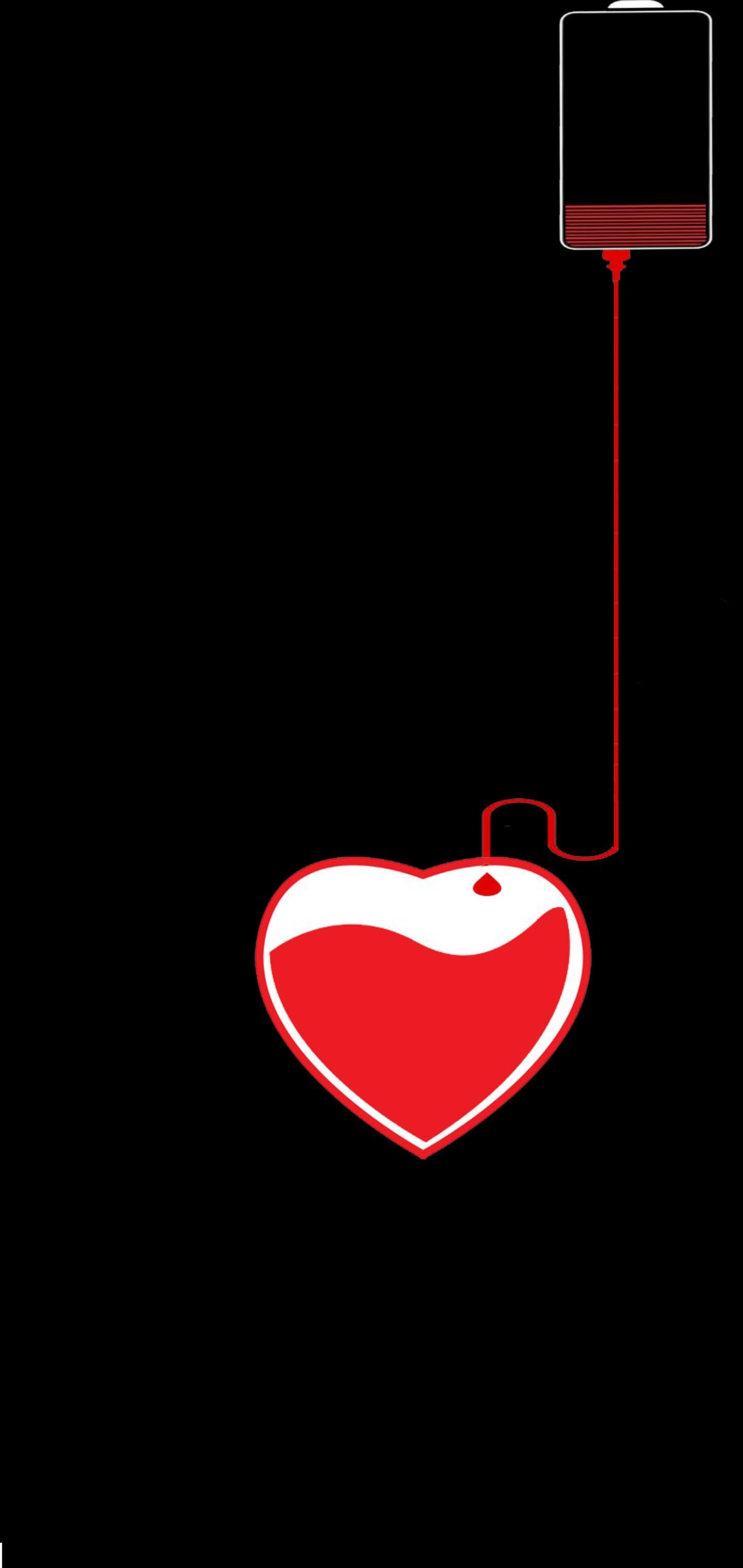 Heart charging Wallpaper Download