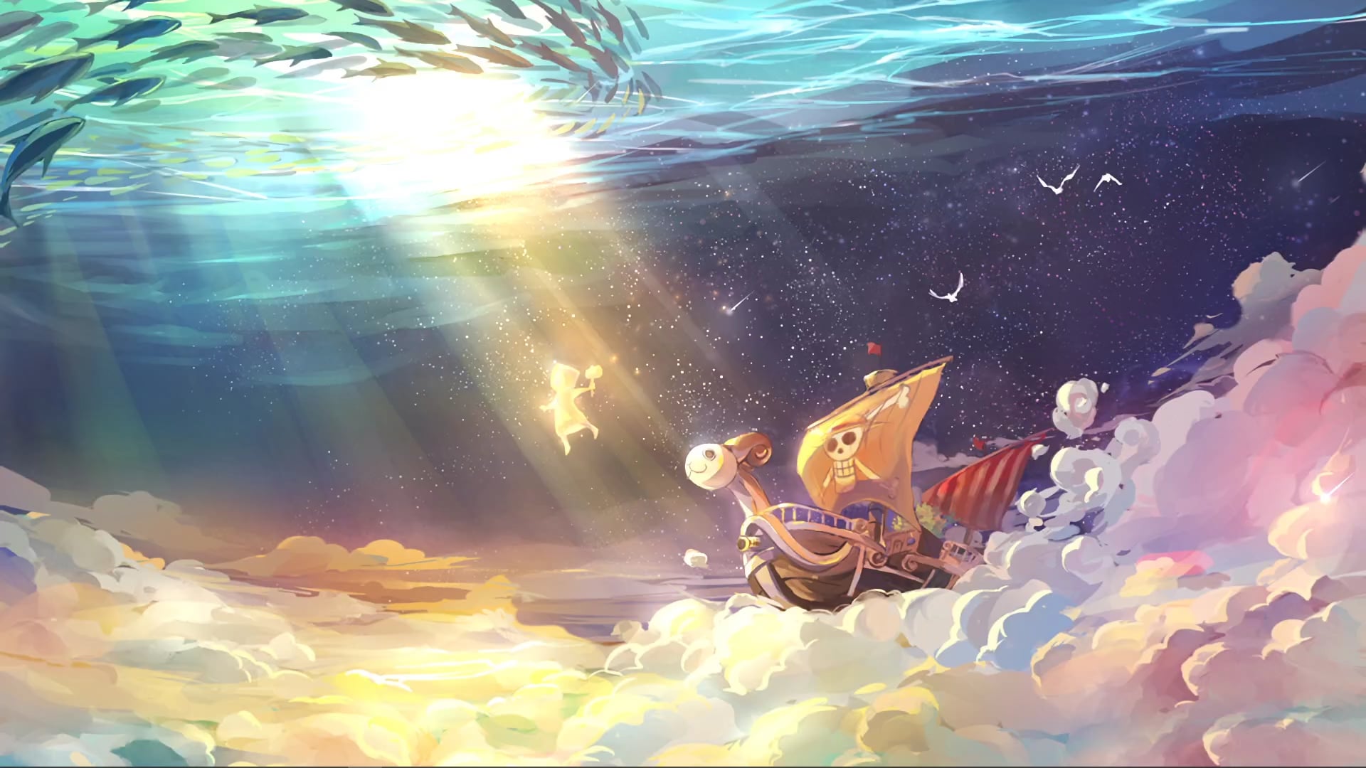 I Animated a Going Merry Wallpaper, r