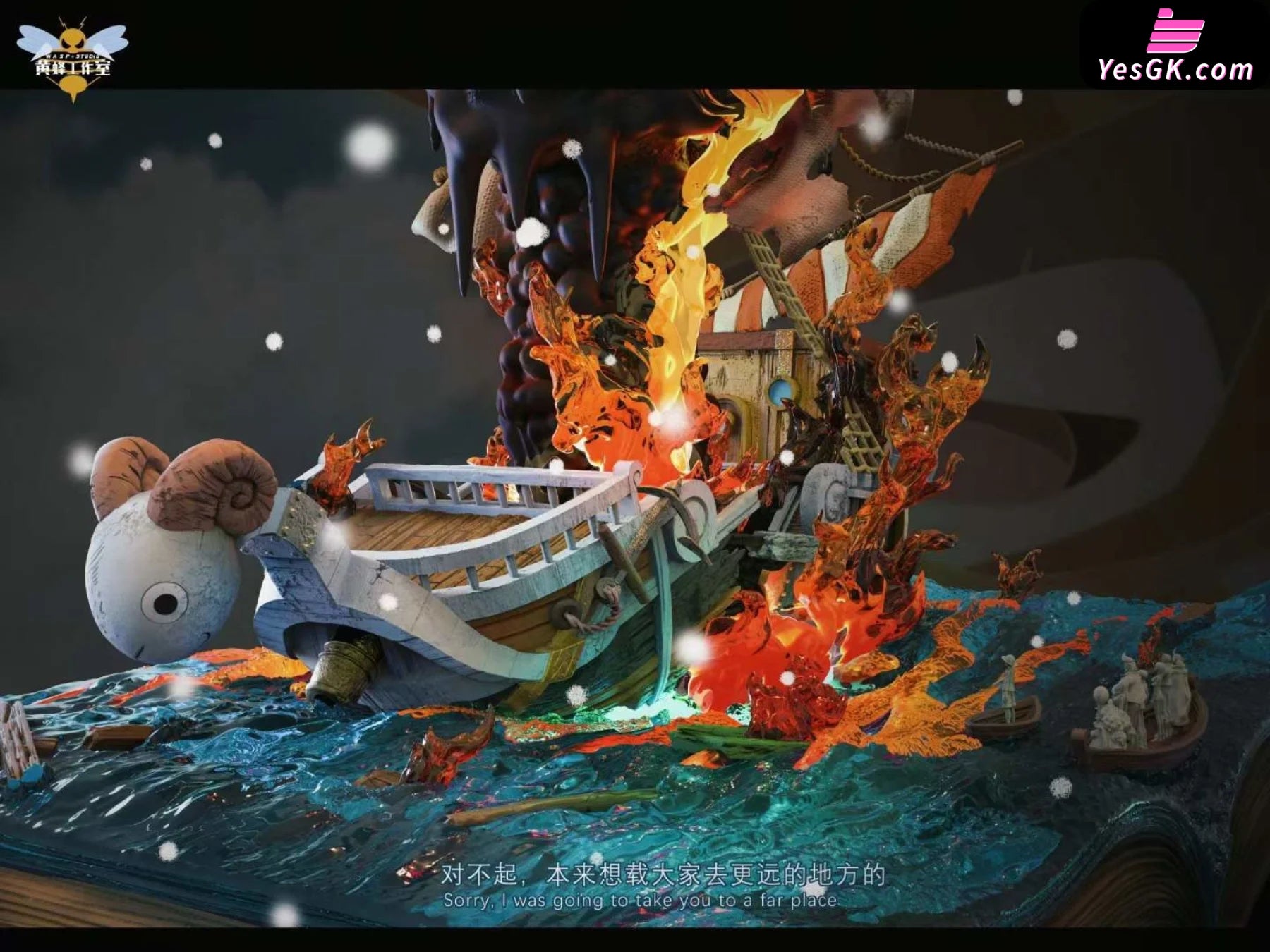 One Piece Goodbye, Going Merry Resin Statue Studio Pre Order C