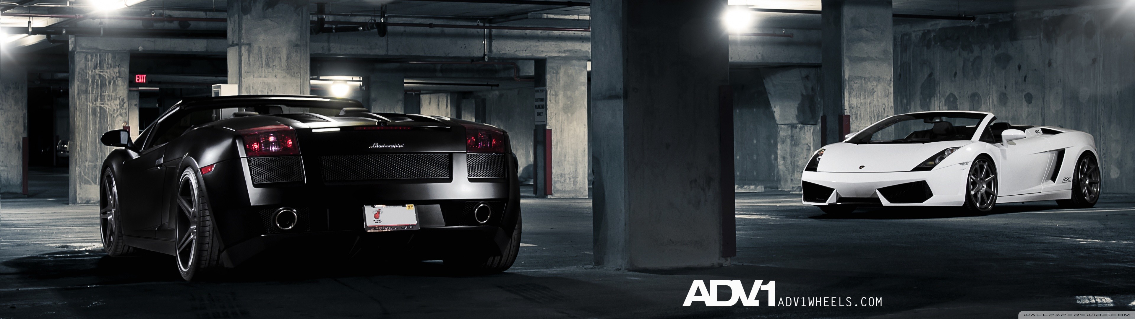 Dual Monitor Car Wallpaper