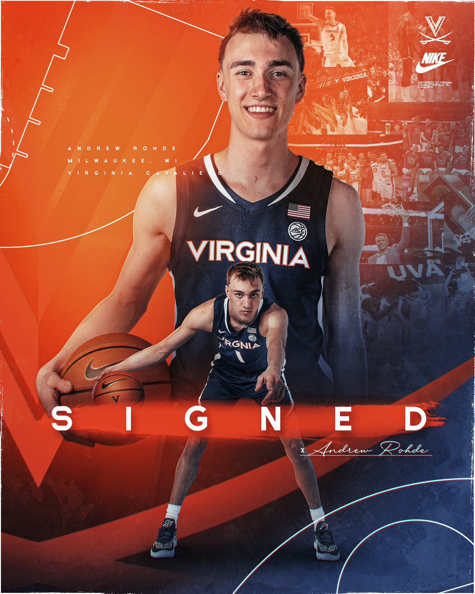 Virginia Men's Basketball's official!