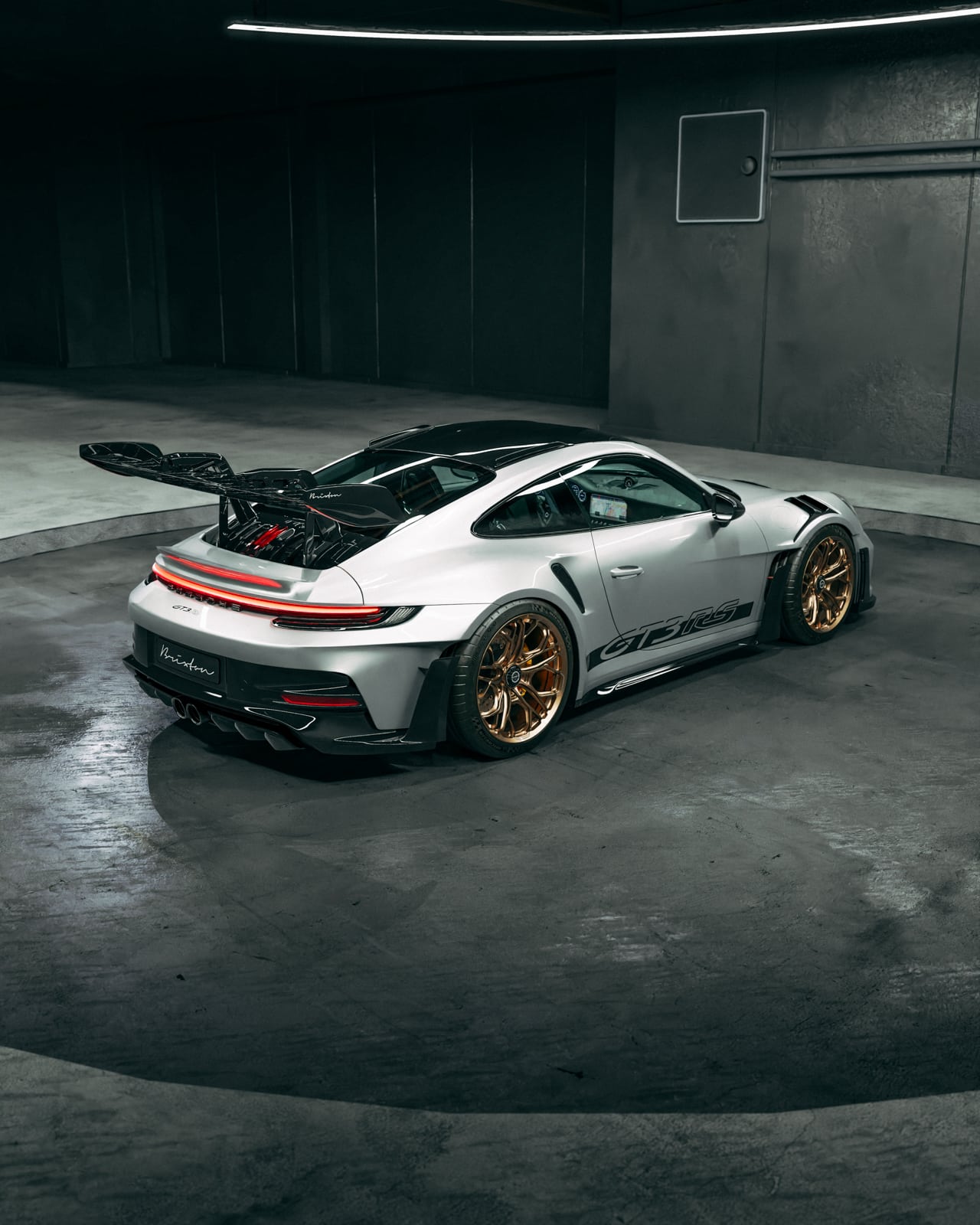 Silver Porsche 992 GT3RS Wheels (Brixton Forged PF14 RS) Forged™