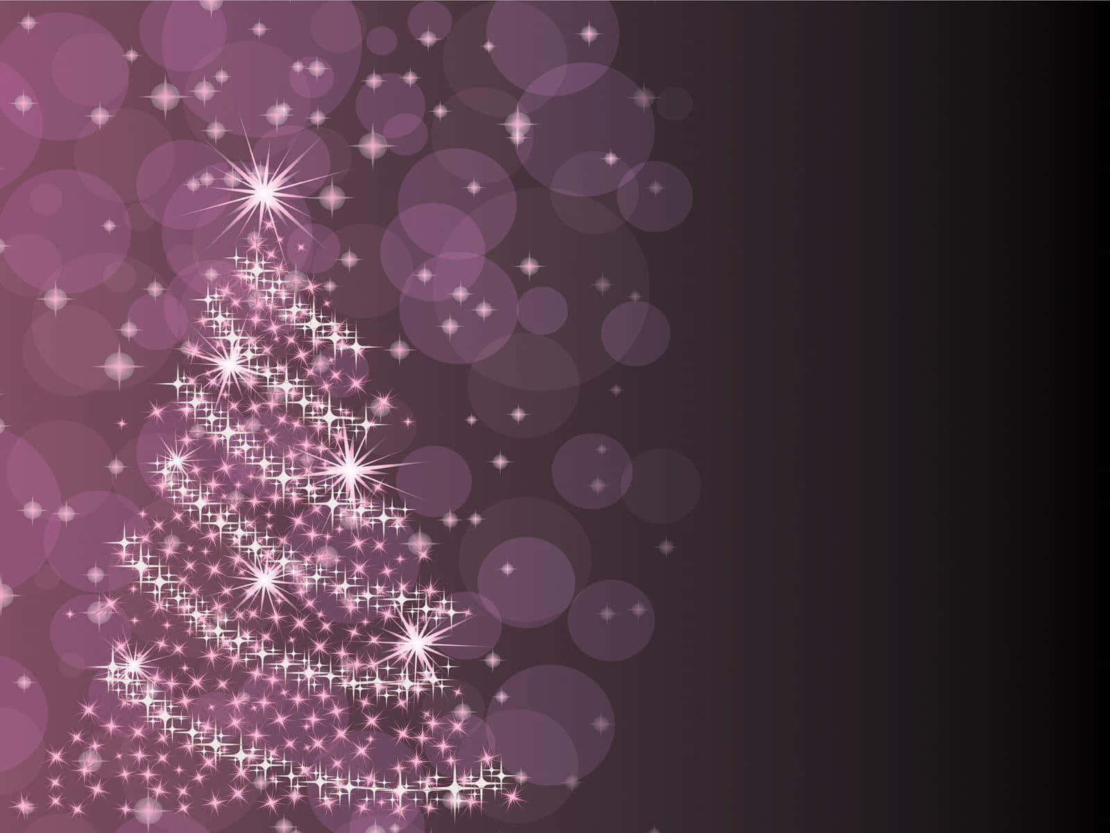 Download An Enchanting Purple Christmas Wallpaper