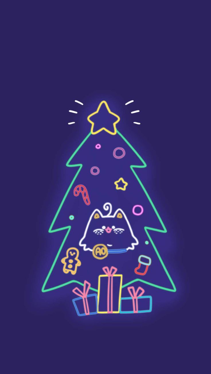 Aesthetic Simple Phone Christmas Wallpaper Free & HD. Christmas wallpaper free, Christmas wallpaper, Christmas tree wallpaper