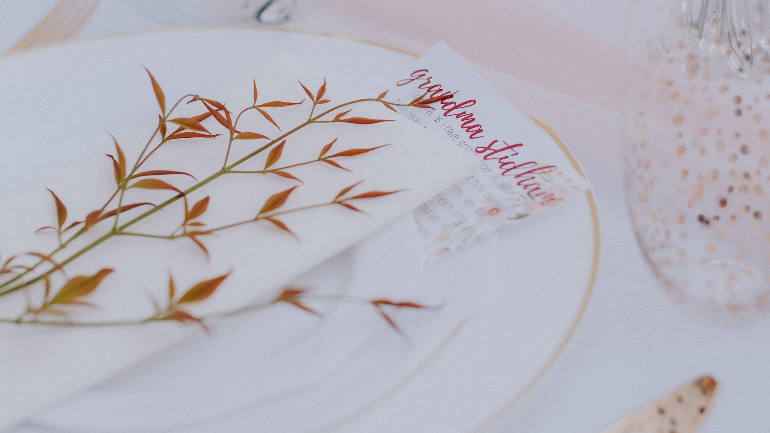 A Low Key Thanksgiving: Focus On The Details