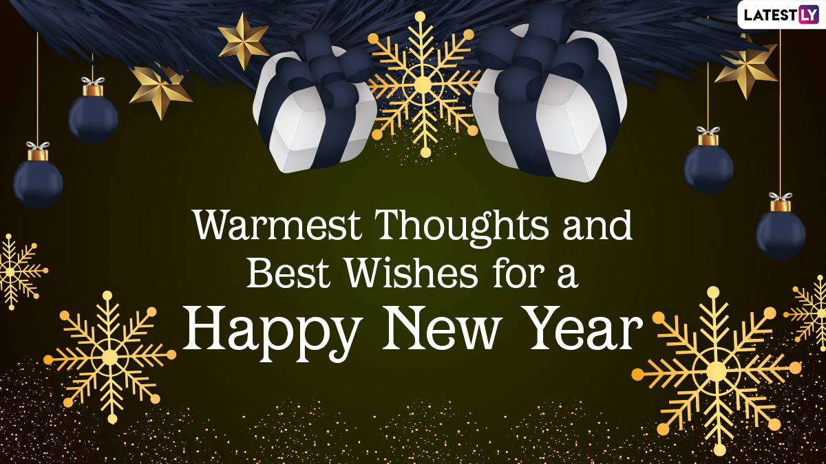 New Year 2022 Image & HD Wallpaper for Free Download Online: Wish Happy New Year With Latest WhatsApp Messages, Quotes and Greetings