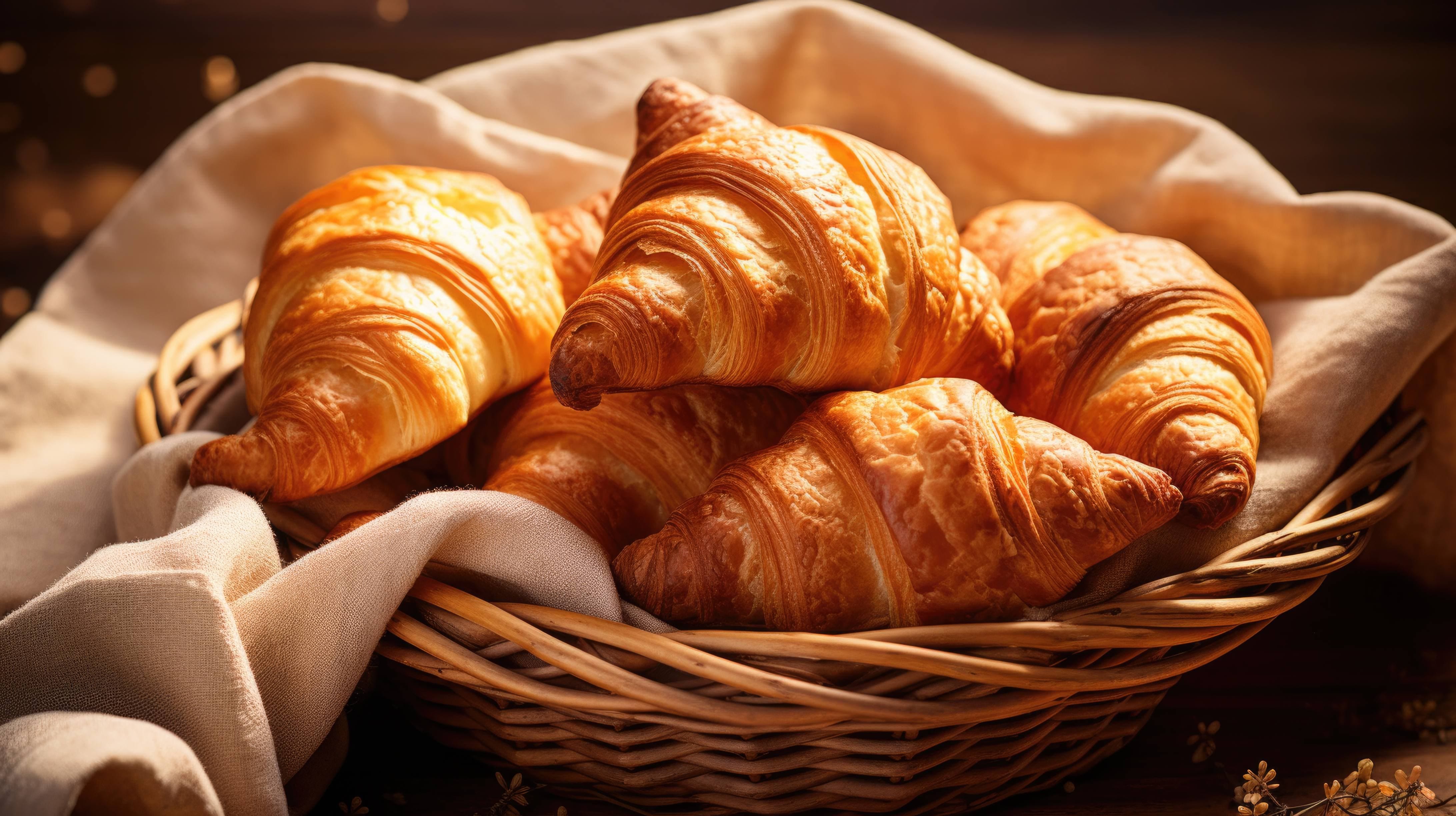 Free AI art image of croissants