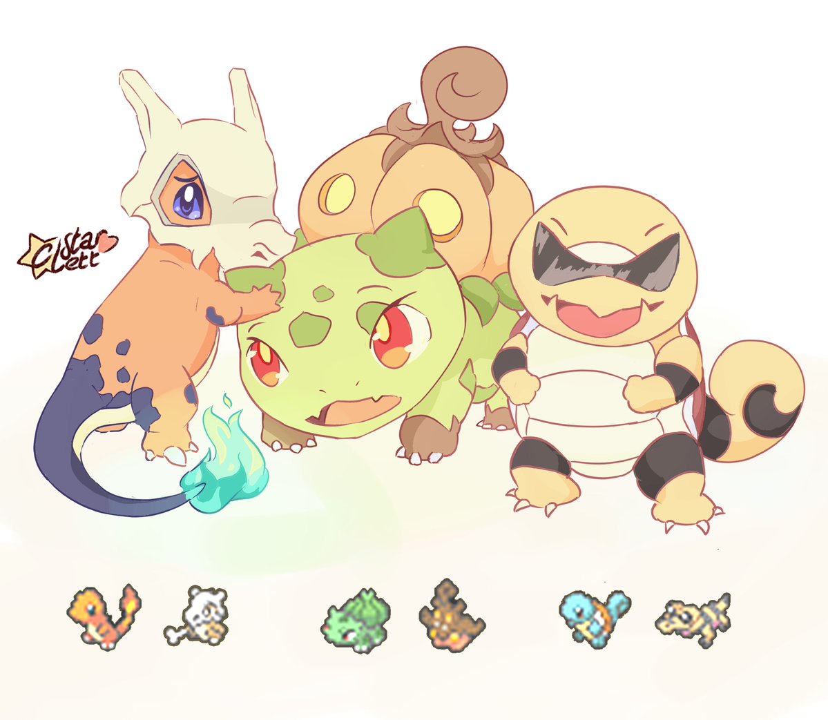pokemon fusions starters