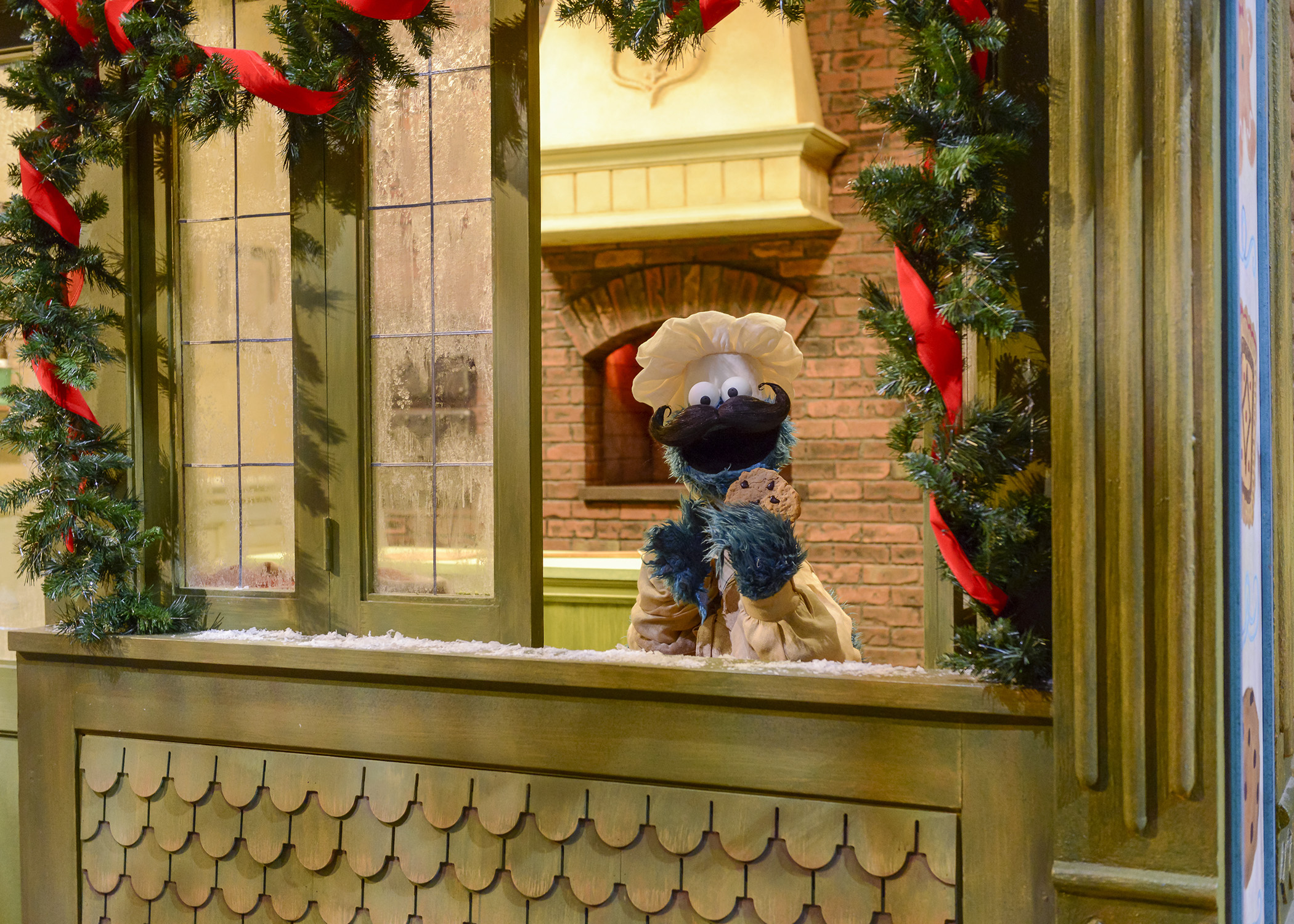 Sesame Street know one monster who is ready for some holiday cookies!