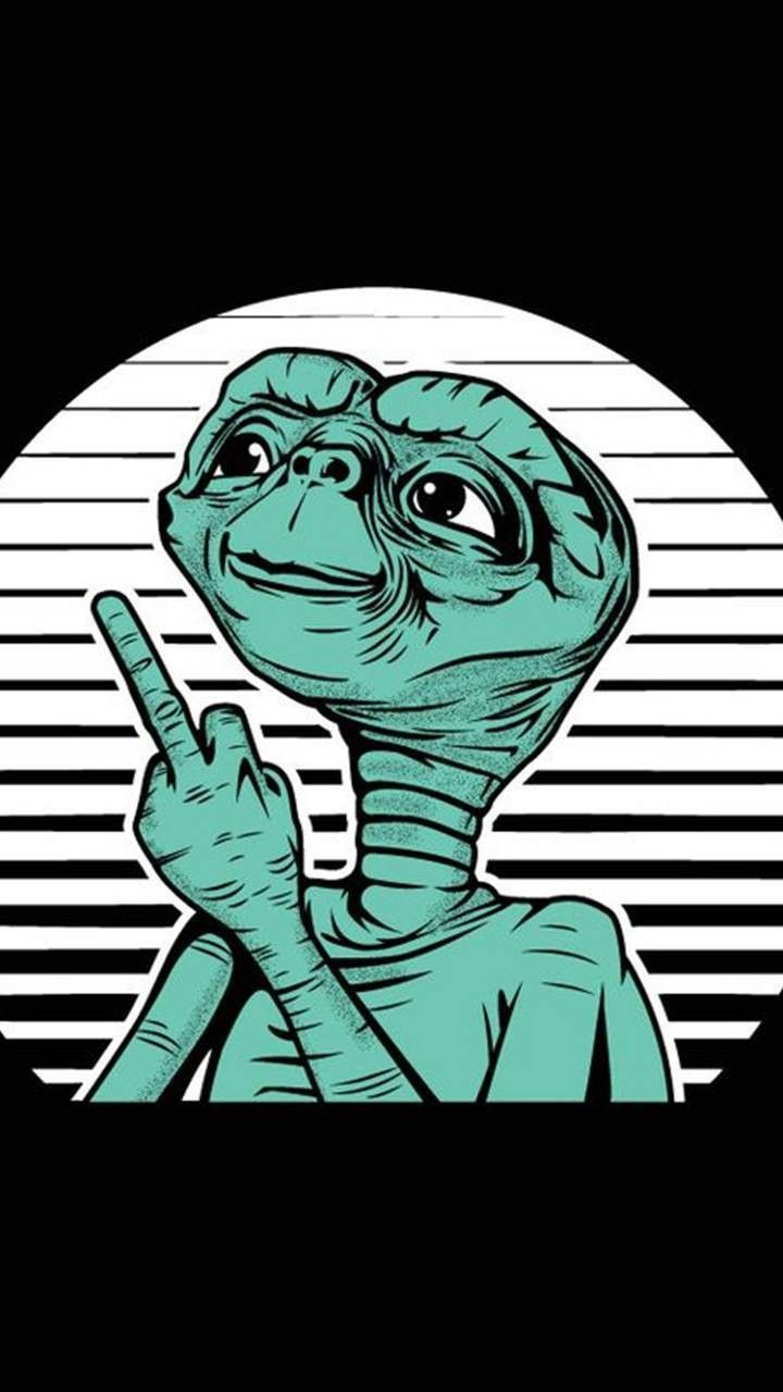 middle finger is a great place for the 'bird'