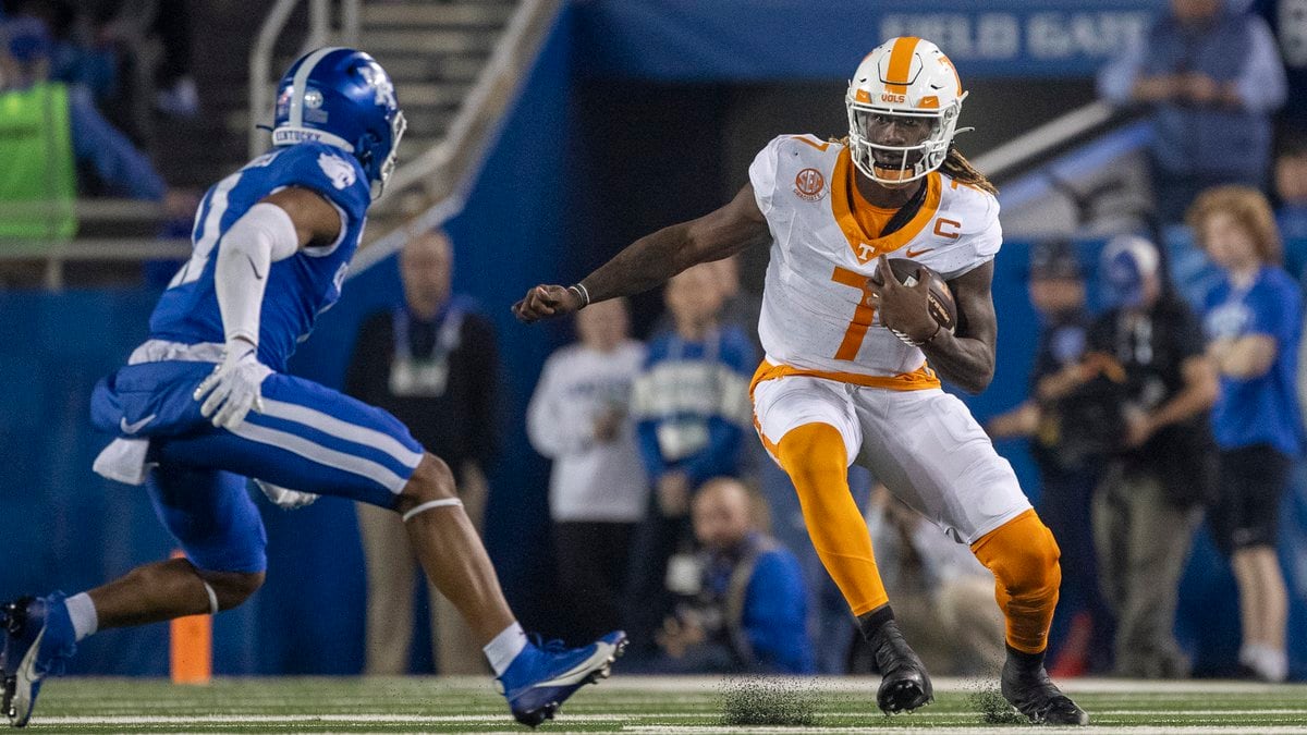 Milton, Wright, Sampson Power No. 21 Tennessee To A 33 27 Win Over Kentucky